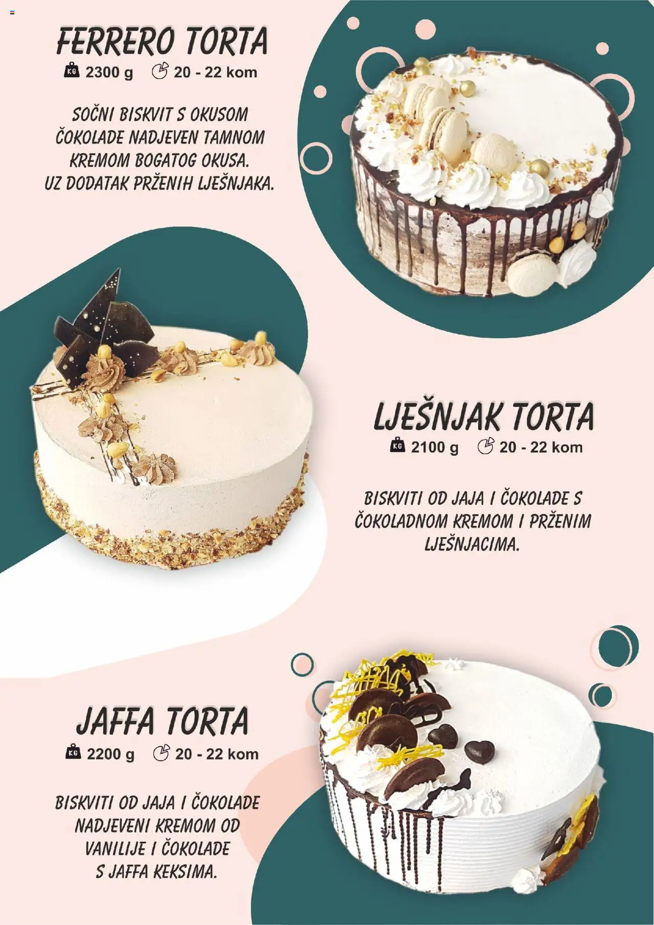 Boso katalog | vrijedi od 01.01.2025 | Stranica: 11 | Proizvodi: Jaja, Lješnjak, Torta