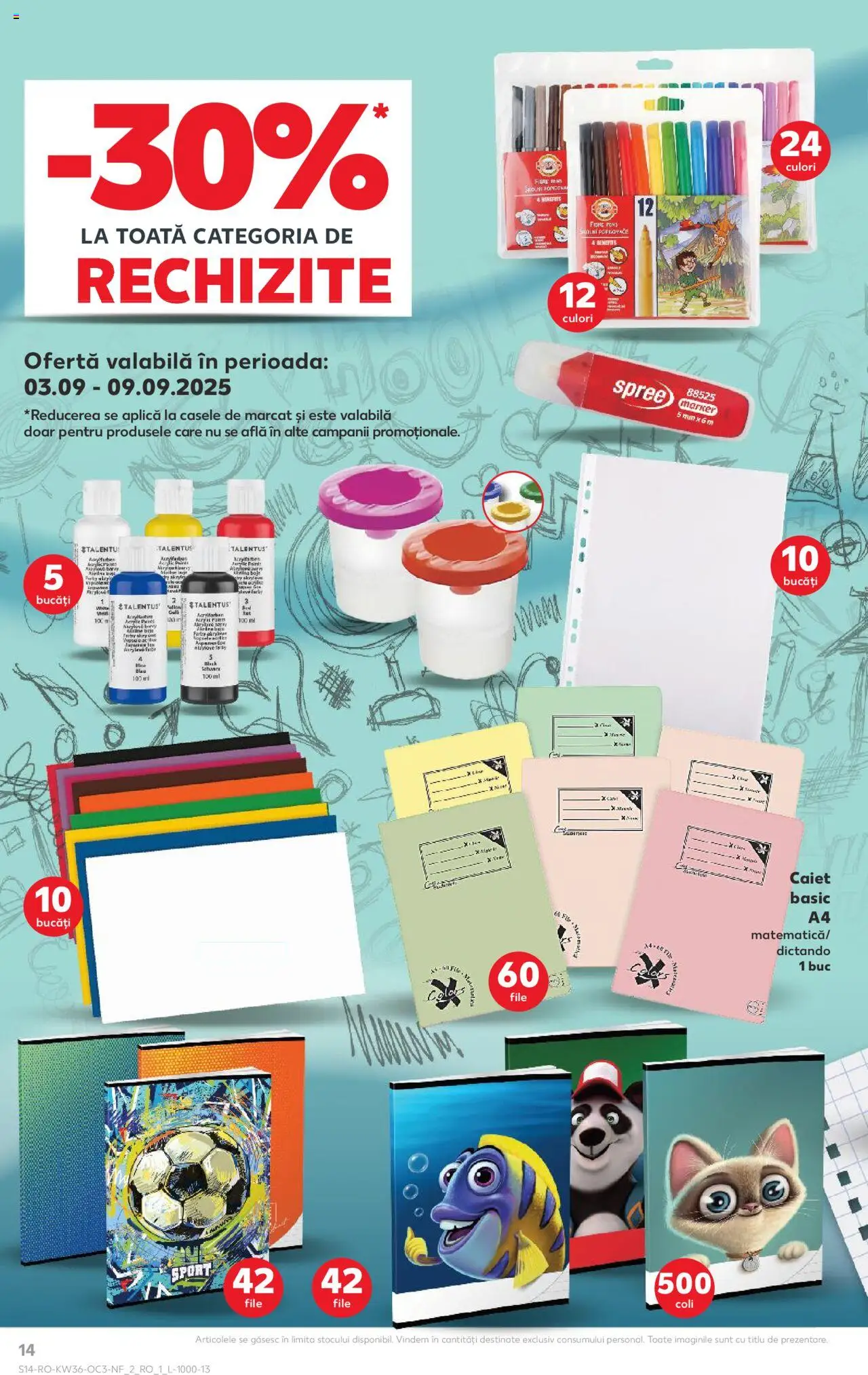 Kaufland RO akciós ujság - amely érvényes a következő dátumtól: 03.09.2025 | Oldal: 14