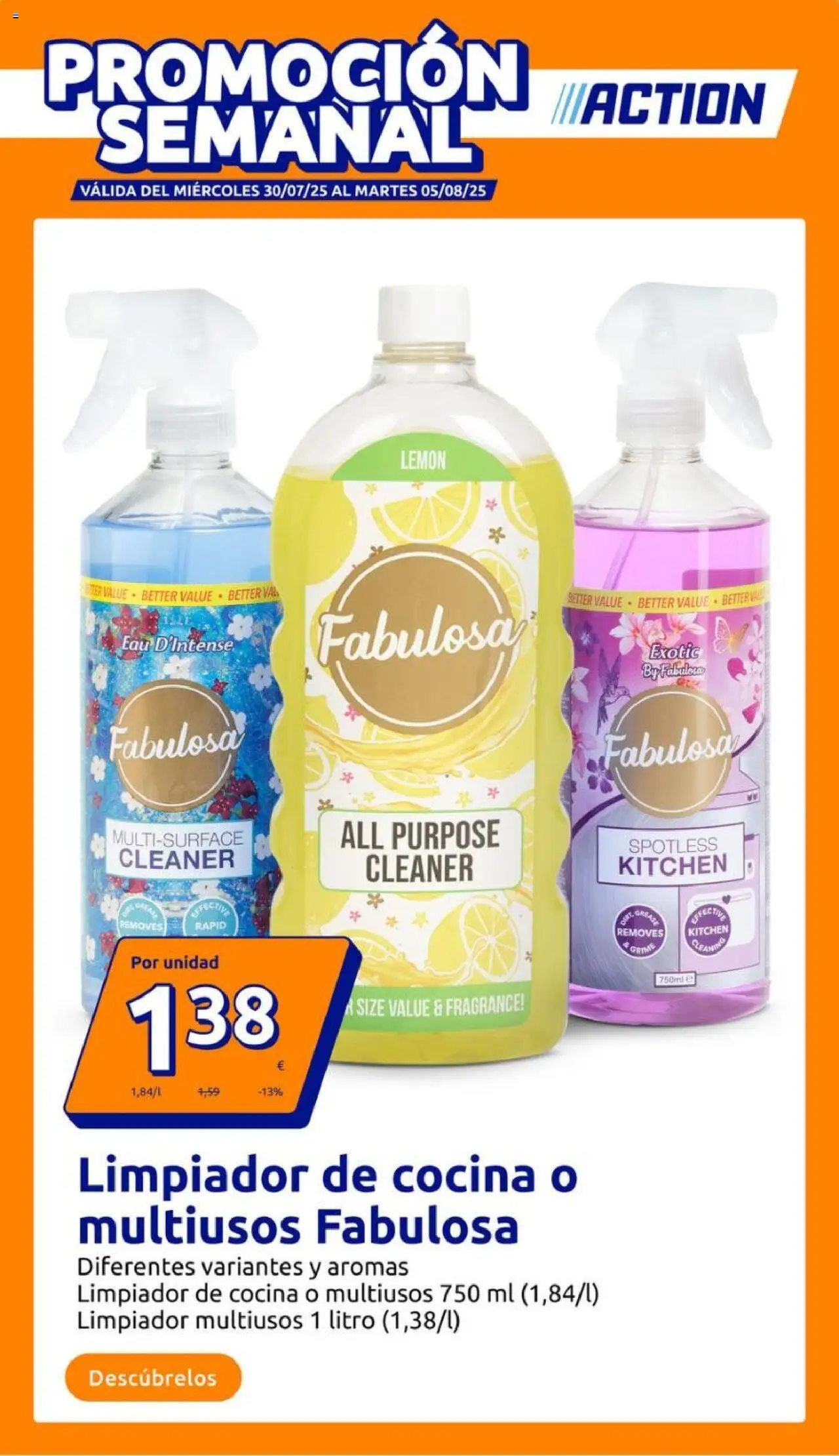 Action - folleto │ válido desde el 30.07.2025 | Página: 1 | Productos: Cocina