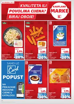 Kondenzirano mlijeko, 10% m.m. 340 g - Pregled kataloga iz trgovine Kaufland, vrijedi od 26.11.2025 | Stranica: 20