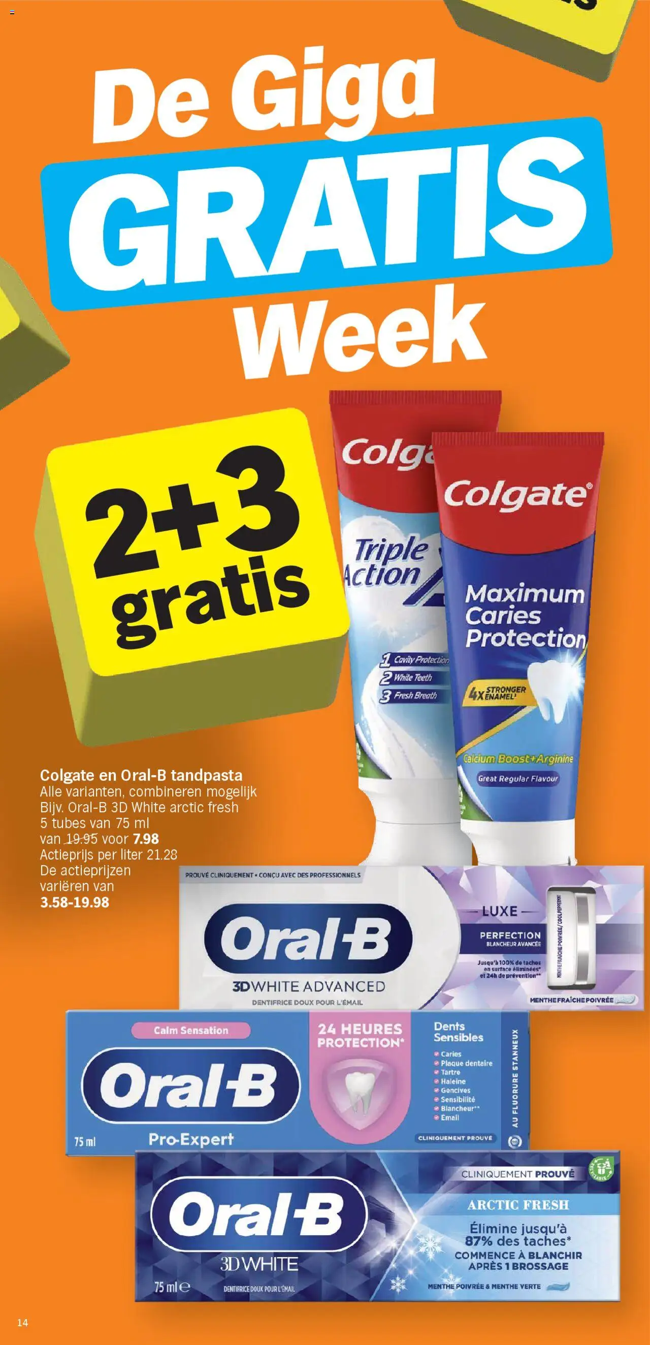  | Pagina: 14 | Producten: Boost, Tandpasta