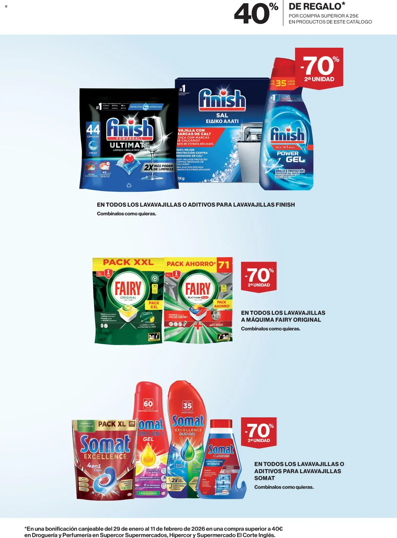 Supercor Canarias │ válido desde el 07.01.2026 | Página: 7 | Productos: Lima, Copos, Βρεφικό κρεβάτι, Lavavajillas