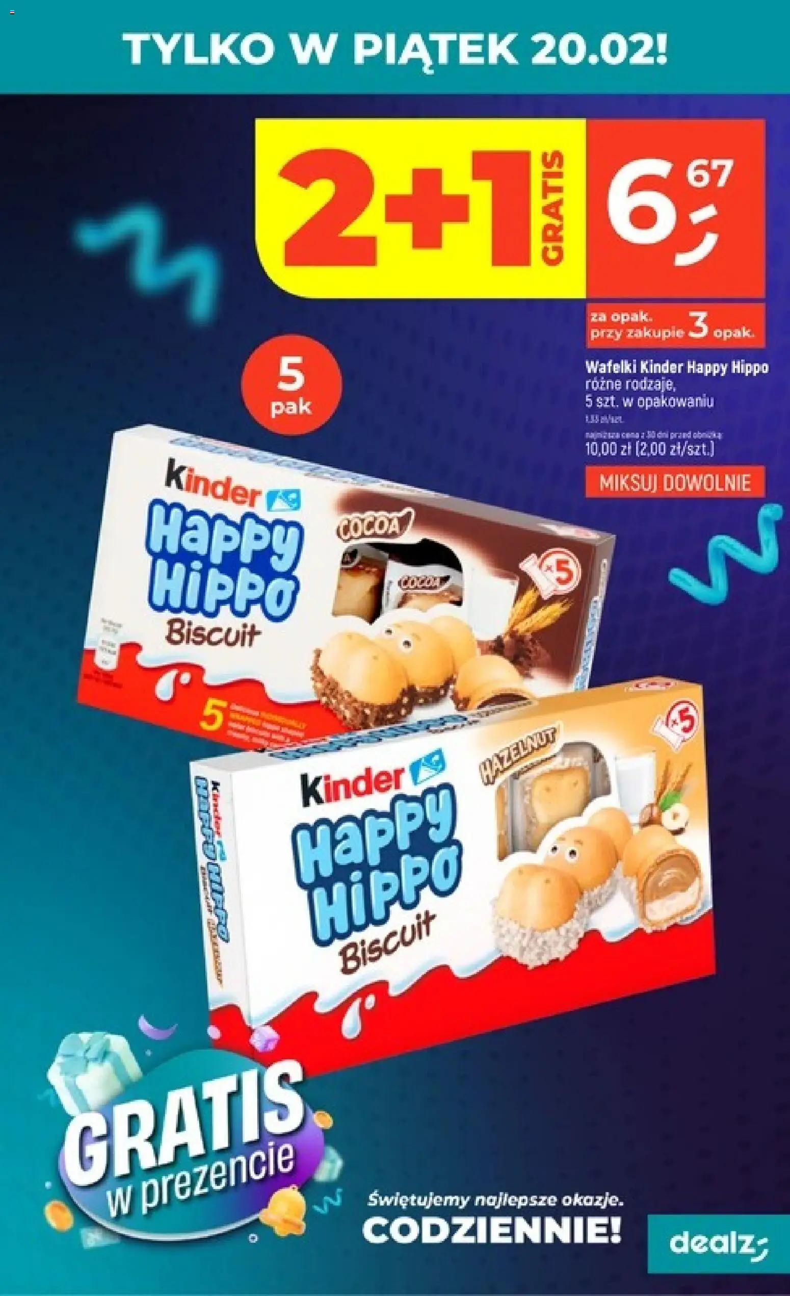 Dealz Gazetka od 19.02.2026 | Strona: 3 | Produkty: Wafelki