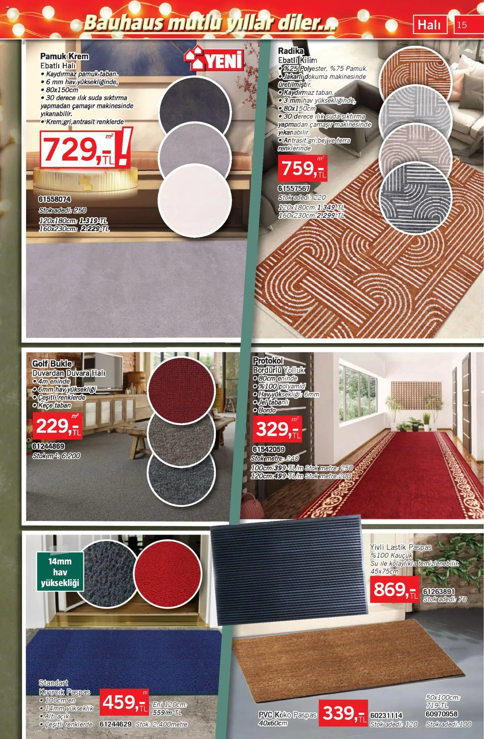 Bauhaus Katalog - 29.11.2025 tarihinden itibaren geçerlidir | Sayfa: 15