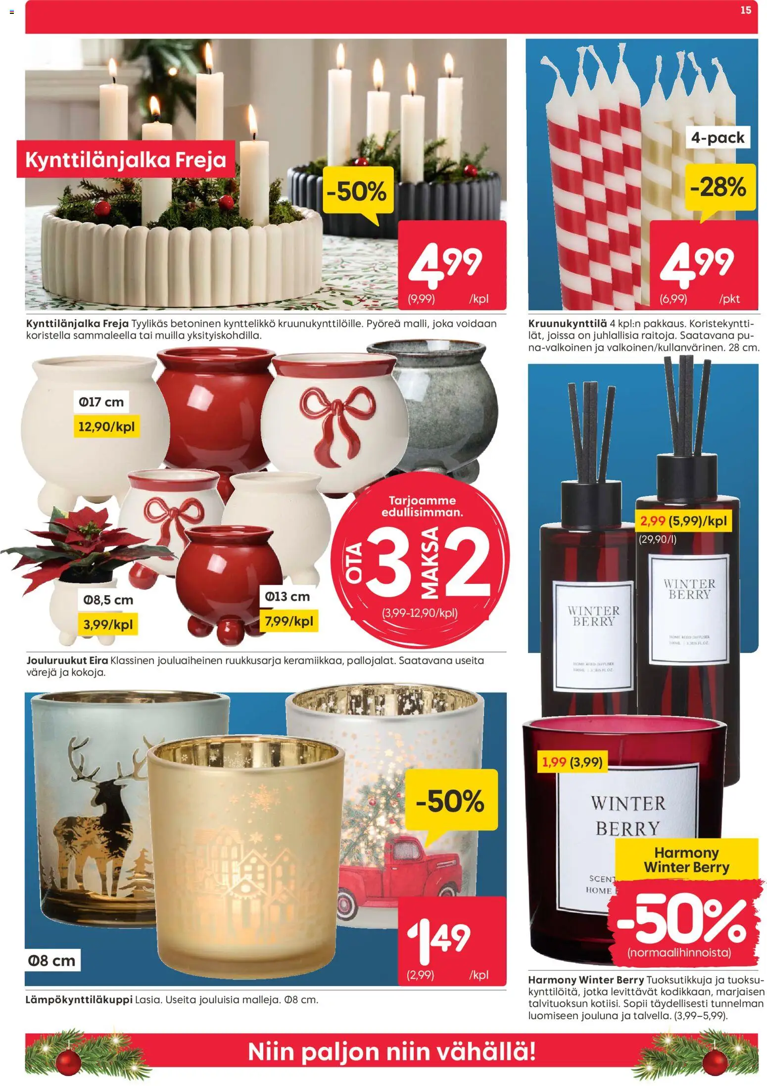 Rusta - Black Friday – voimassa 17.11.2025 alkaen | Sivu: 15 | Tuotteet: Tuoksu, Kynttelikkö