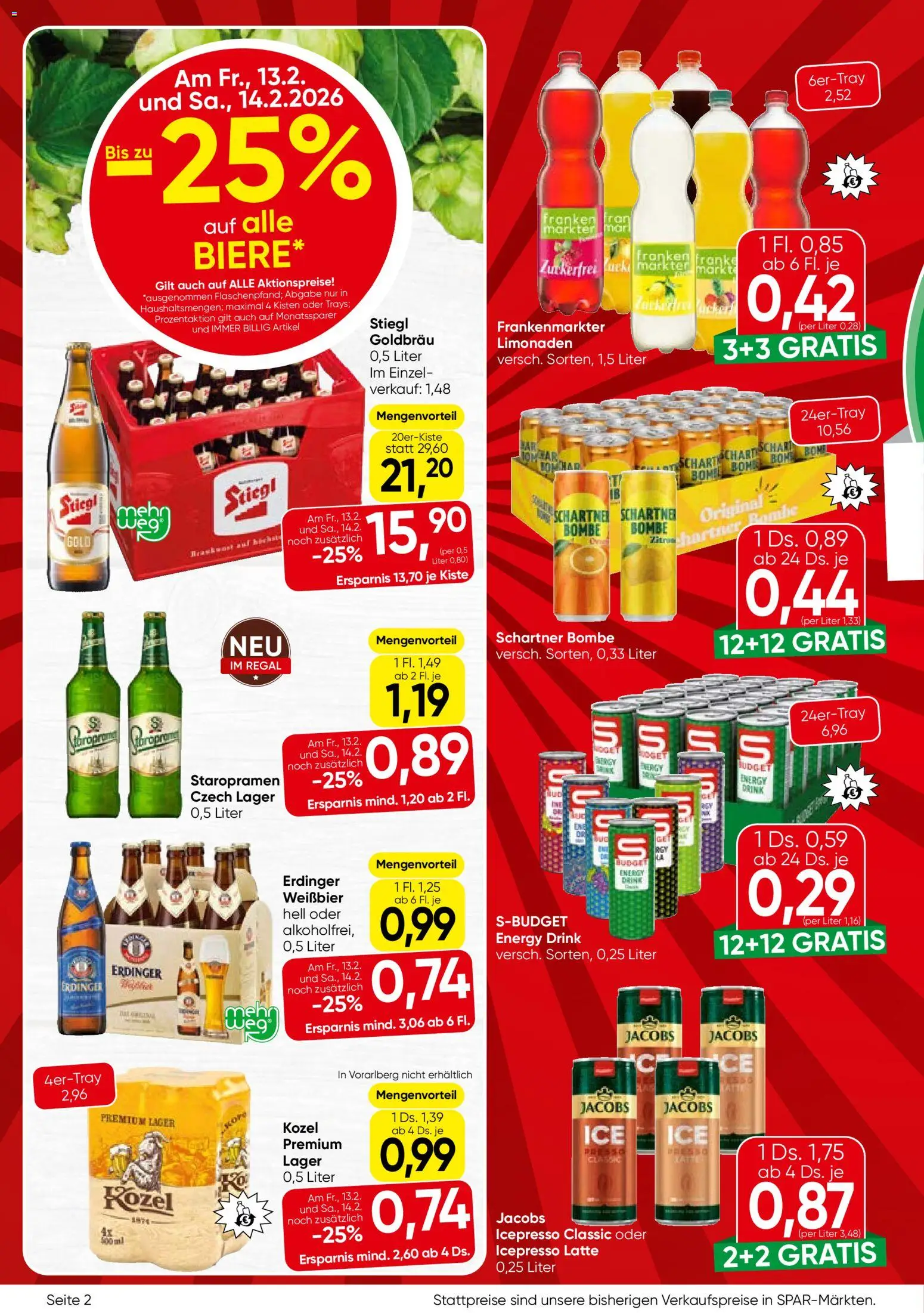 Eurospar Flugblatt - Salzburg gültig ab 12.02.2026 | Seite: 2 | Produkte: Regal