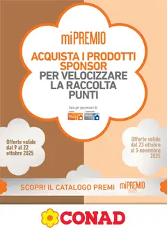 Anteprima del volantino Conad Mi Premio Piemonte catalogo valido a partire dal 09.10.2025