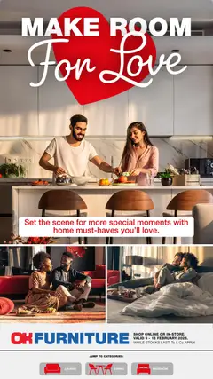 OK Furniture specials catalogue – valid from 09.02.2026