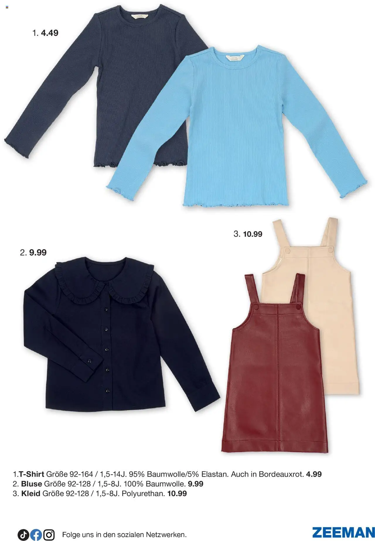 Zeeman Prospekt 	 – gültig ab 06.09.2025 | Seite: 5 | Produkte: Bluse, Kleid