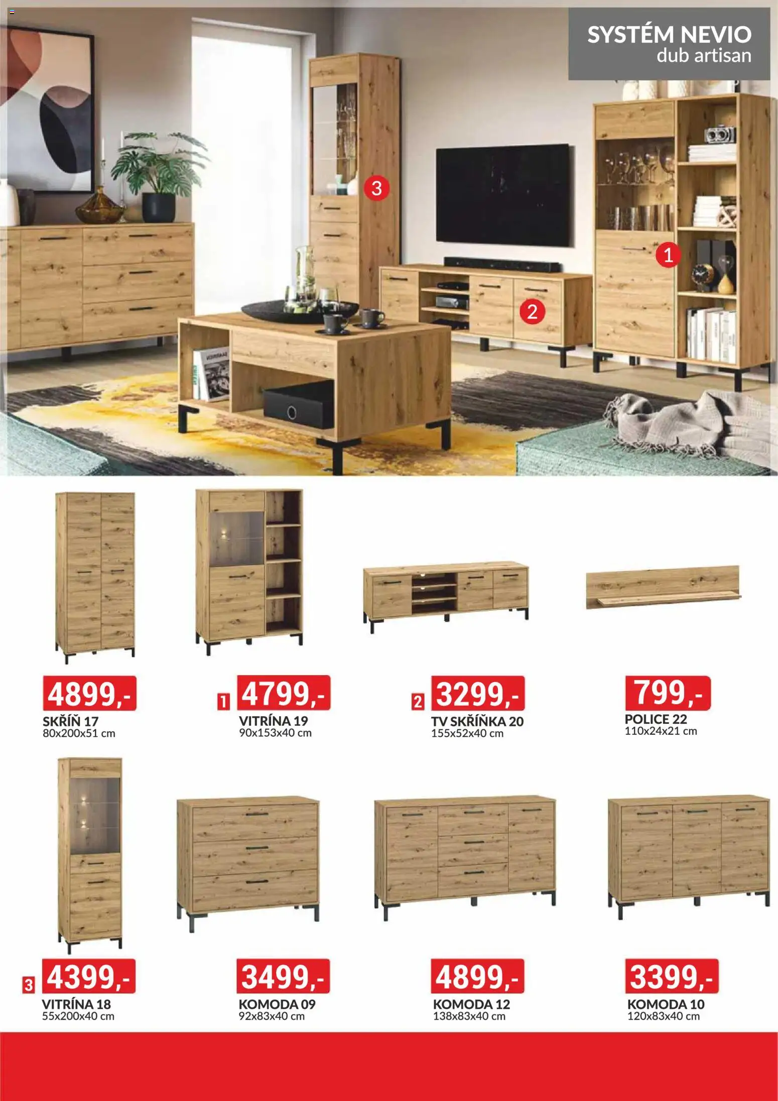 BAUMAX leták - Zařiďte si bydlení podle sebe od 01.03.2026 | Strana: 59 | Produkty: Vitrína, Komoda, Skříňka, Skříň