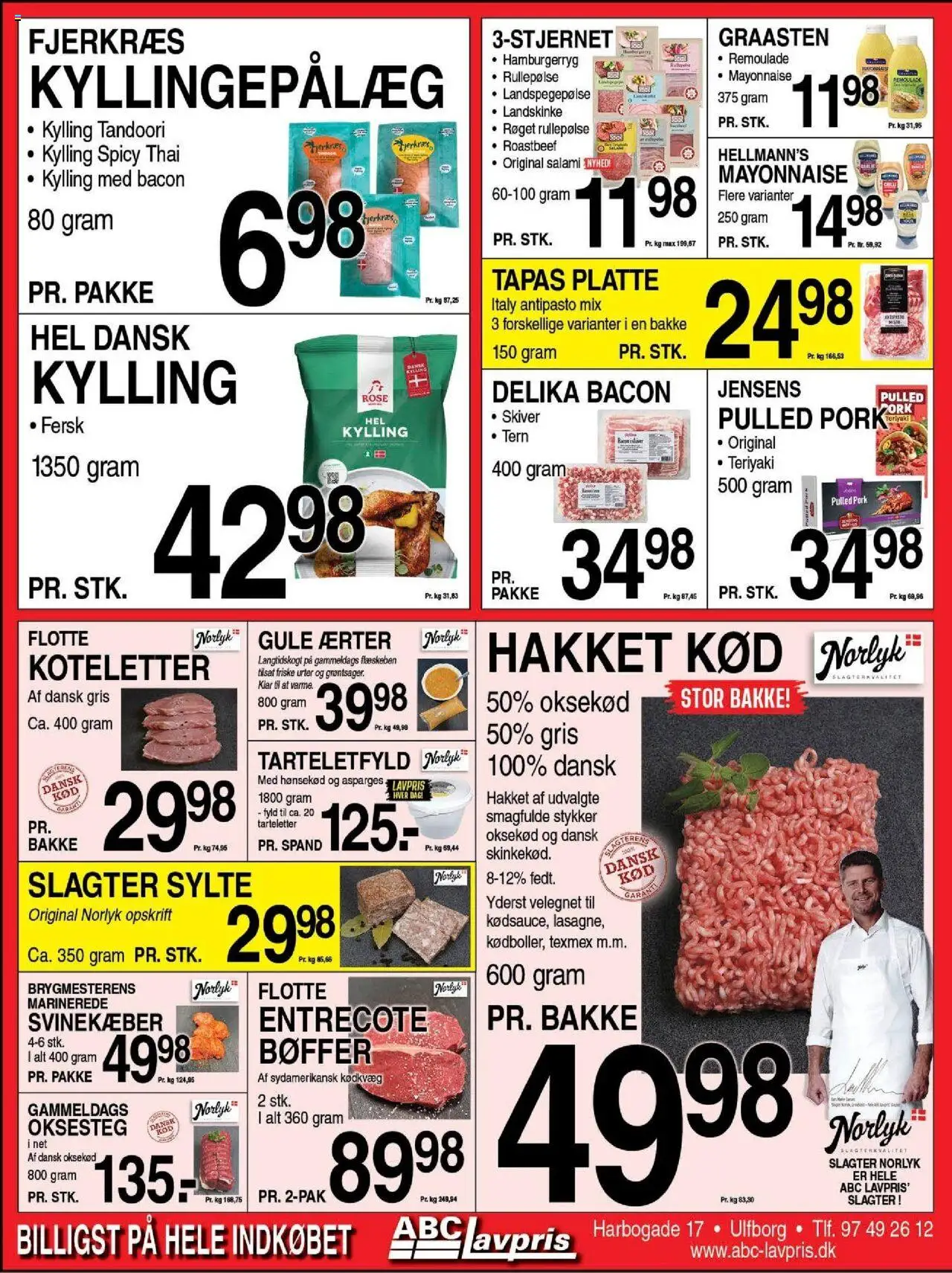 Abc Lavpris tilbudsavis – gyldig fra 15.10.2025 | Side: 2 | Produkter: Salami, Entrecote, Remoulade, Roastbeef