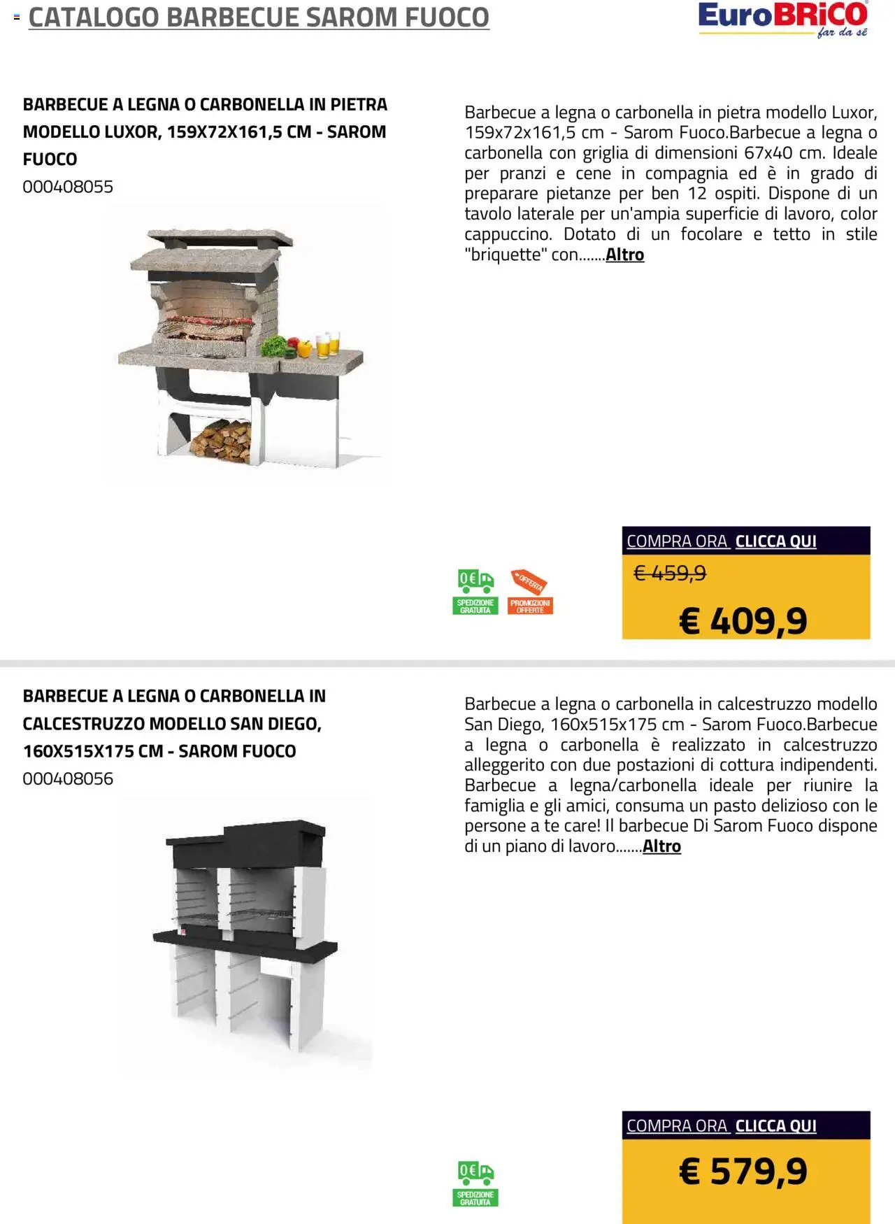 Volantino Eurobrico del 23.07.2025 | Pagina: 8 | Prodotti: Tè, Barbecue, Griglia, Tavolo