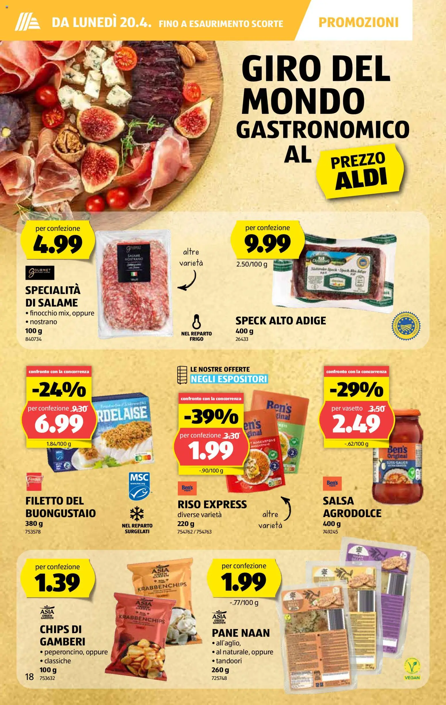 Aldi aktionen IT – gültig ab 16.04.2026 | Seite: 19 | Produkte: Pane, Chips