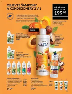 Náhled letáku Avon katalog 10/2025 od 01.10.2025 | Strana: 185 | Produkty: Máslo, Olej, Šampon, Maska na vlasy