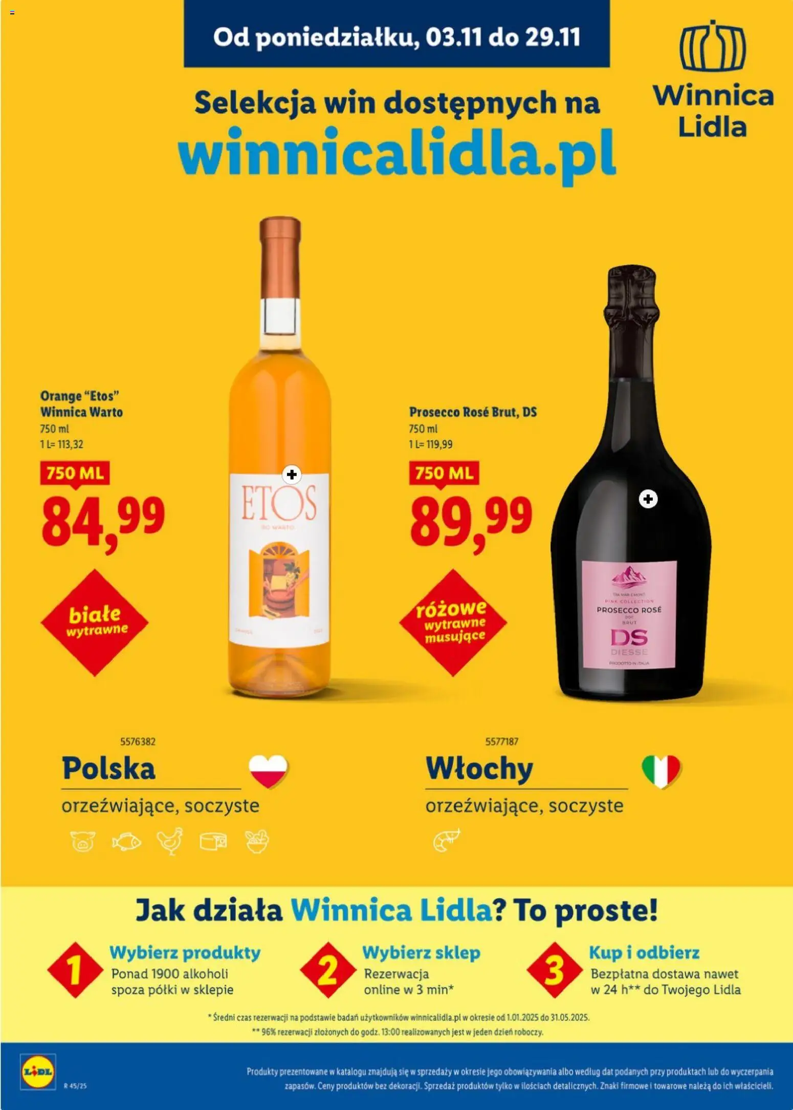 Lidl Katalog karta win od 03.11.2025 | Strona: 24 | Produkty: Prosecco