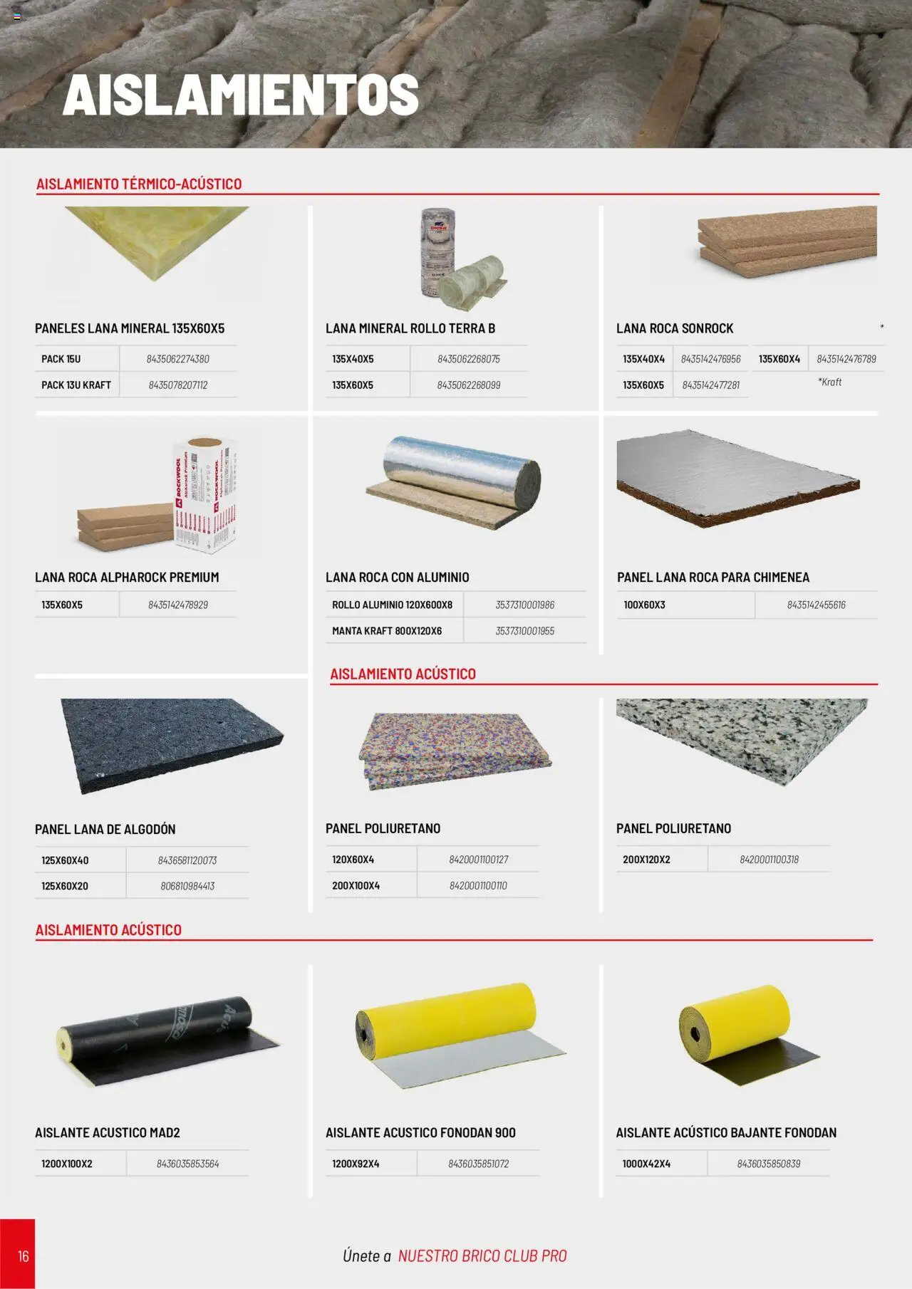 Brico Depôt Catálogo Construcción │ válido desde el 01.04.2025 | Página: 16 | Productos: Manta