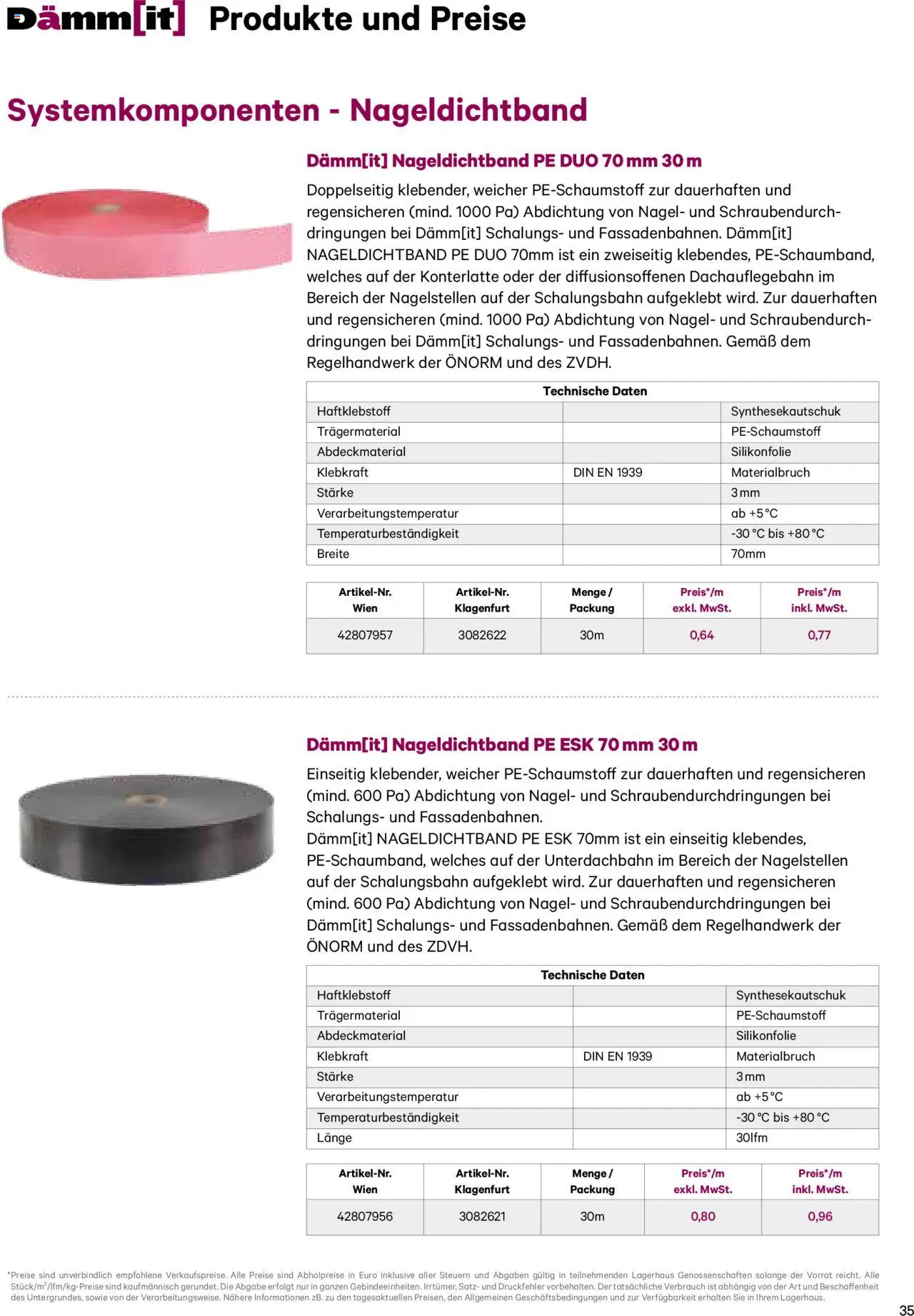 Lagerhaus Dämm[it] Katalog 2025 gültig ab 08.01.2025 | Seite: 35