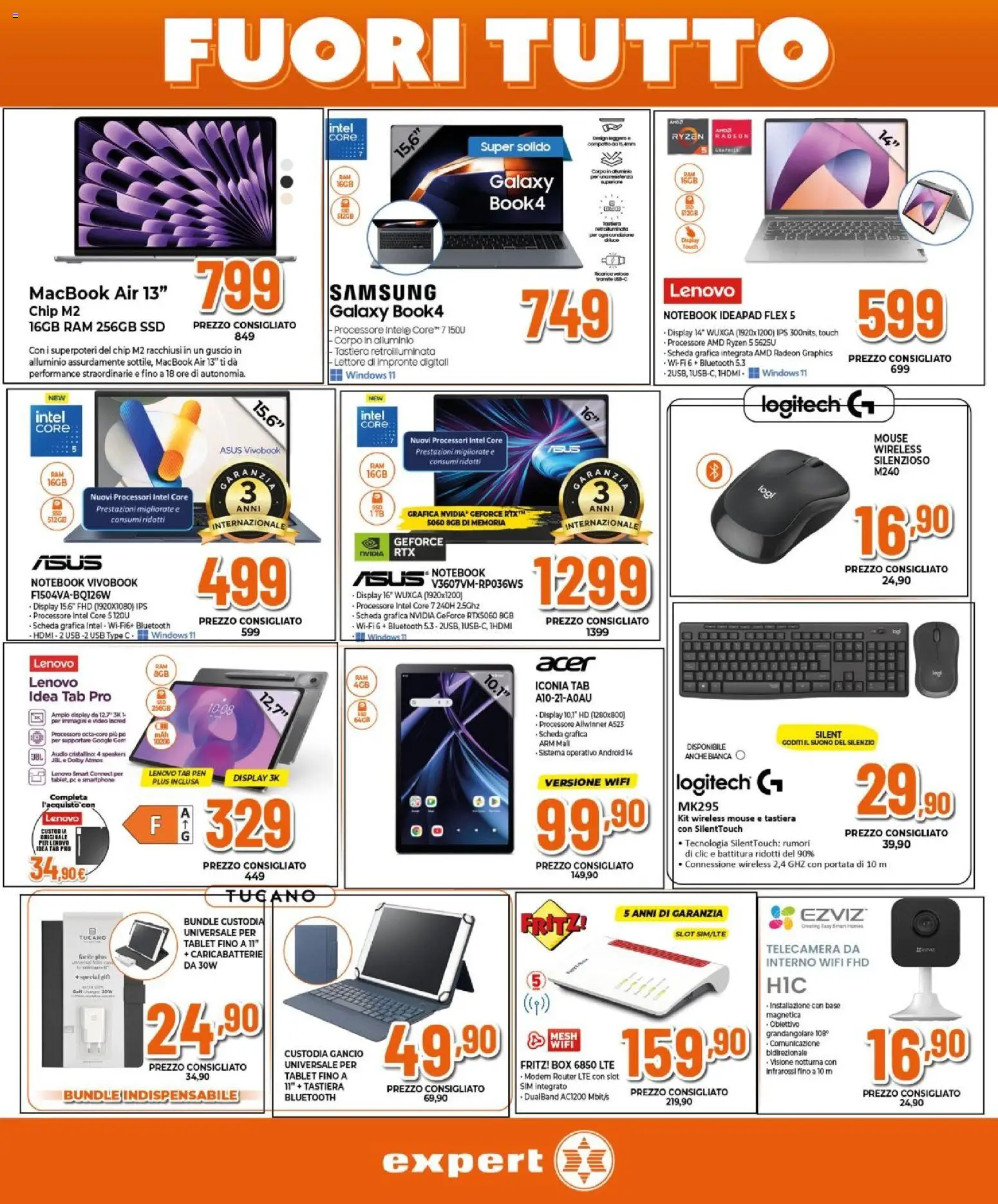 Volantino Expert del 27.12.2025 | Pagina: 20 | Prodotti: Smartphone, PC, Mouse, Alluminio