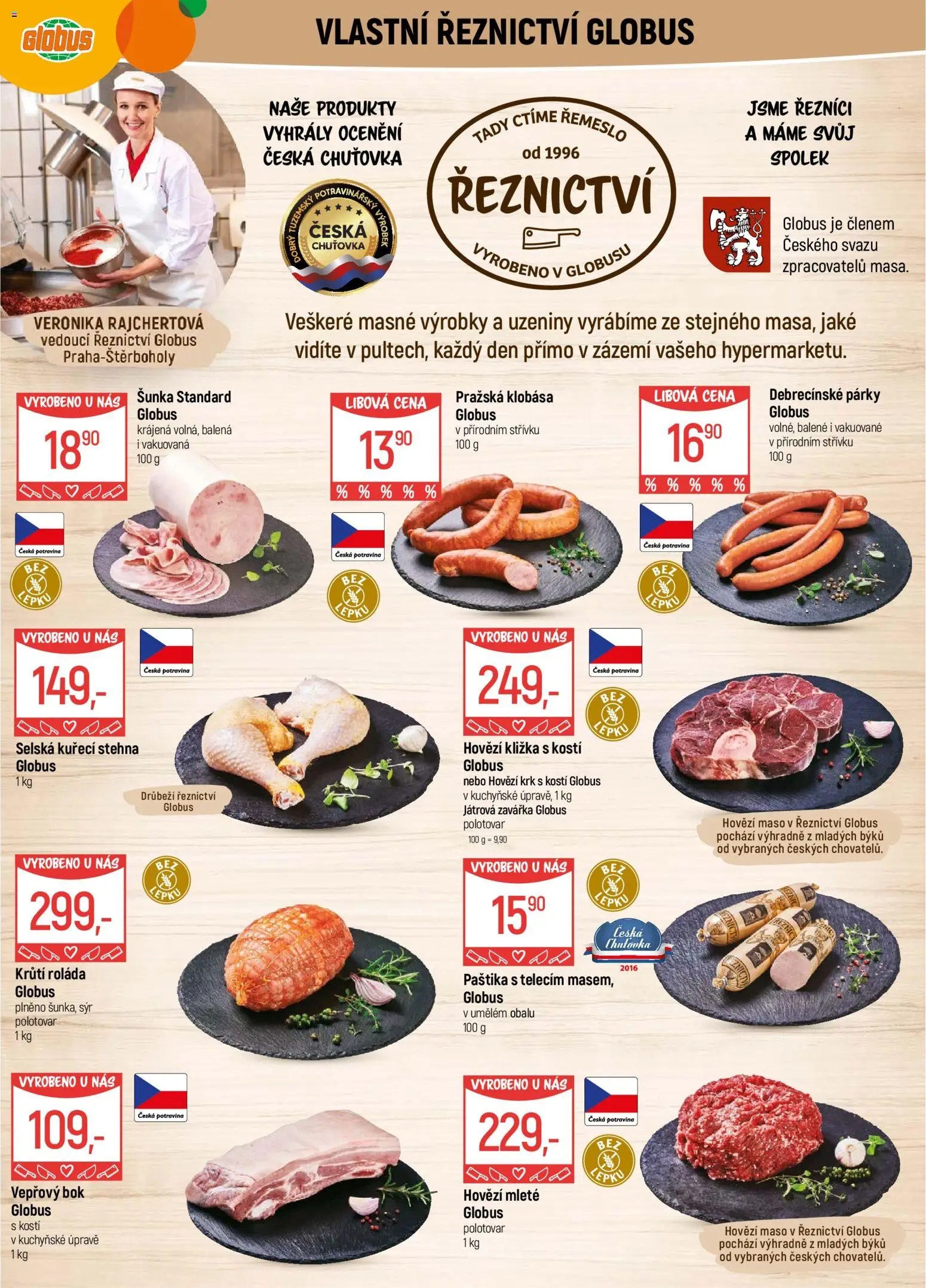 Globus leták - Praha-Štěrboholy od 04.03.2026 | Strana: 5 | Produkty: Hovězí maso, Hovězí kližka, Maso, Paštika