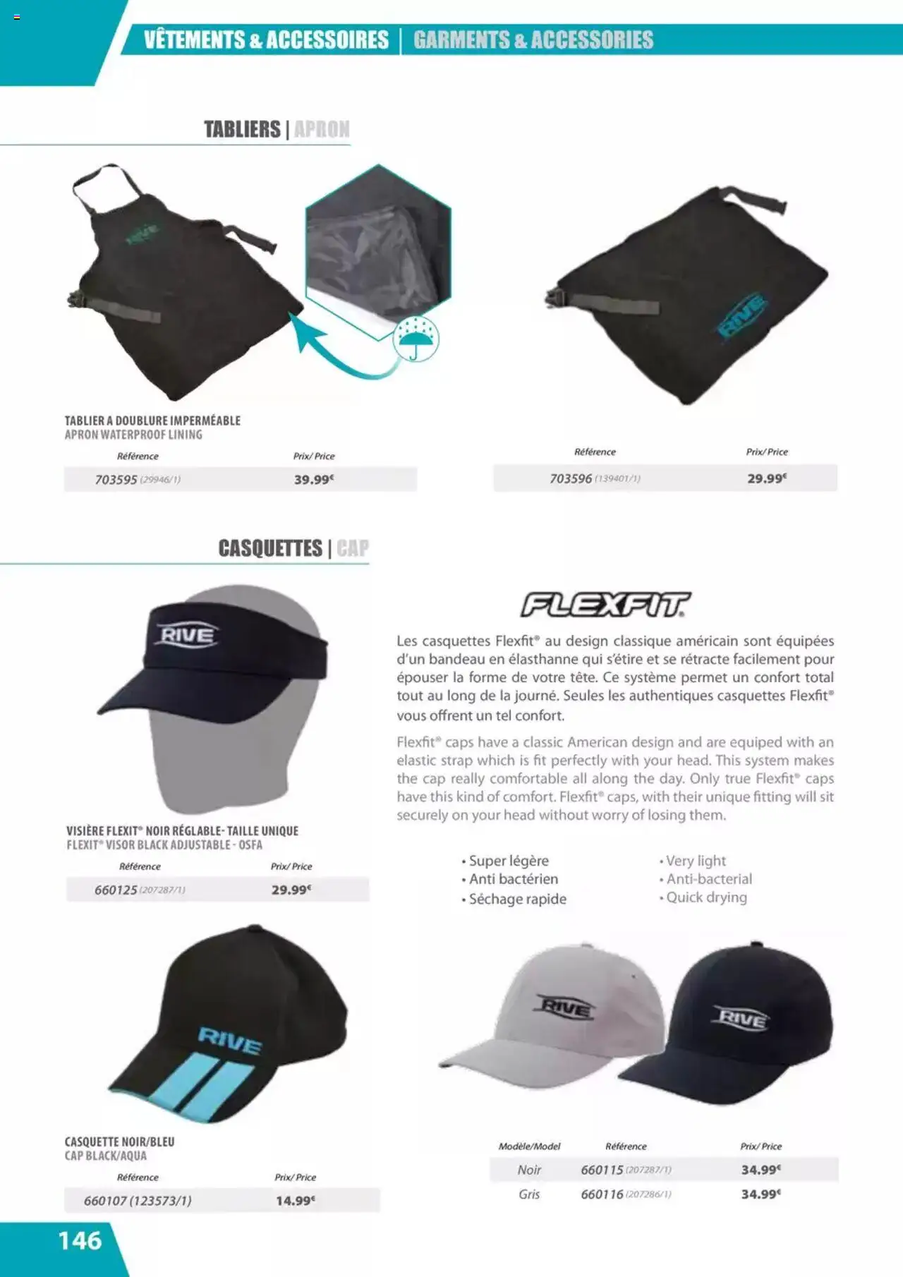 {H1} | Page: 146 | Produits: Tablier, Vêtements, Thé, Casquette