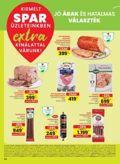 Spar Extra ajánlat - amely érvényes a következő dátumtól: 27.11.2025