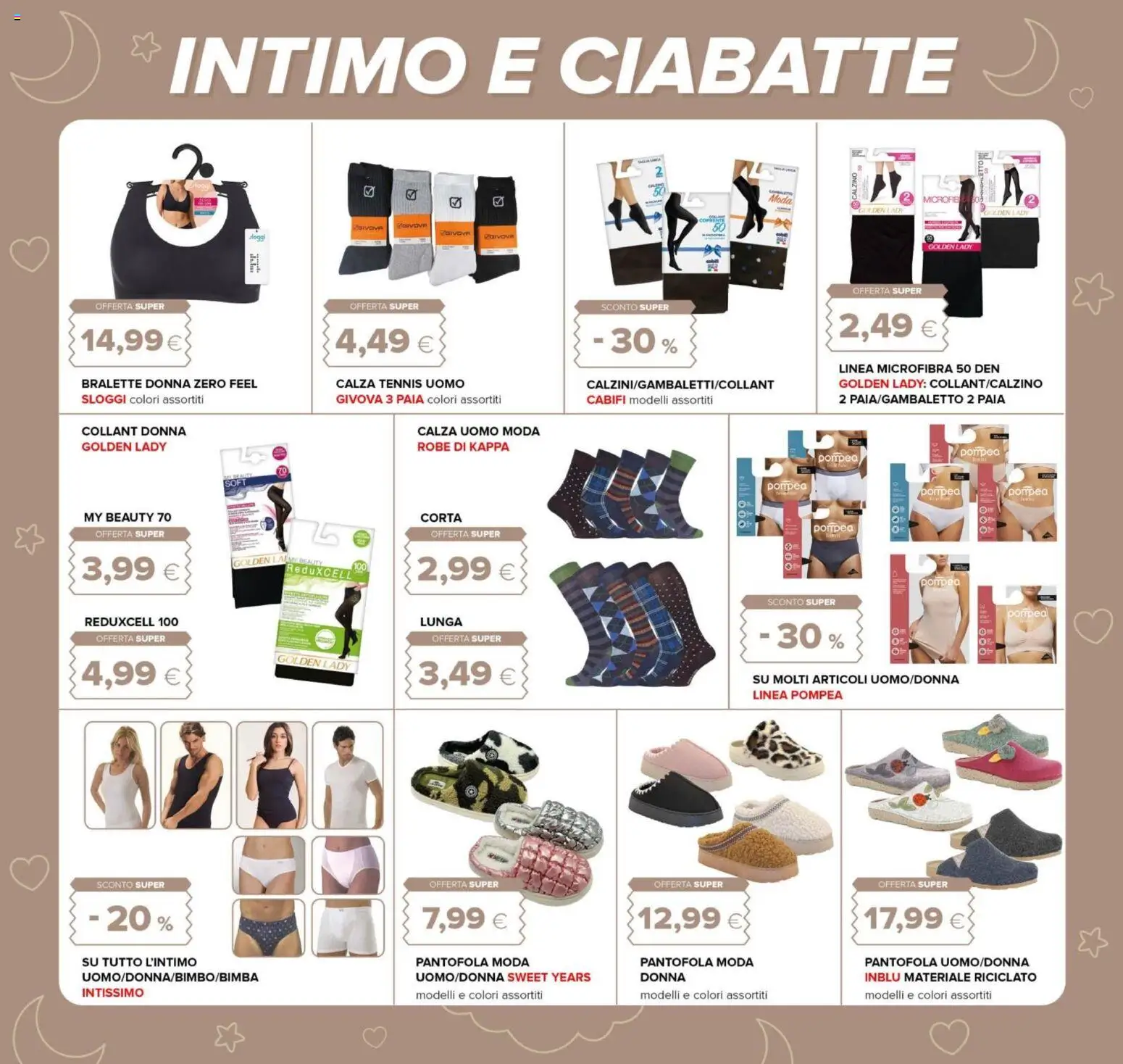 Volantino Oasi del 21.11.2025 | Pagina: 31 | Prodotti: Intimo, Ciabatte, Collant, Bralette