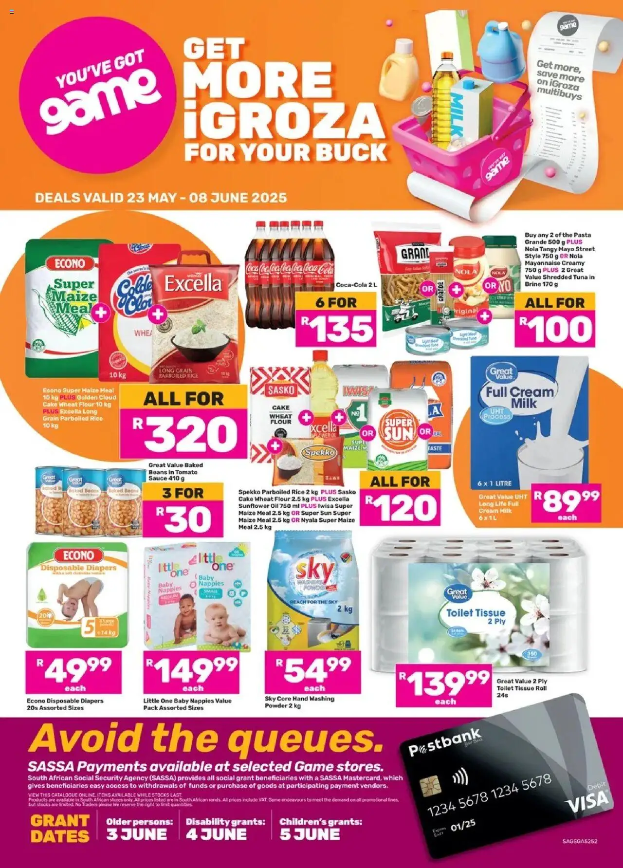 Game - Get More iGroza For Your Buck valid from 23.05.2025 | Page: 1 | Products: Hajvasaló, Masszázsolaj, Rice, Sauce
