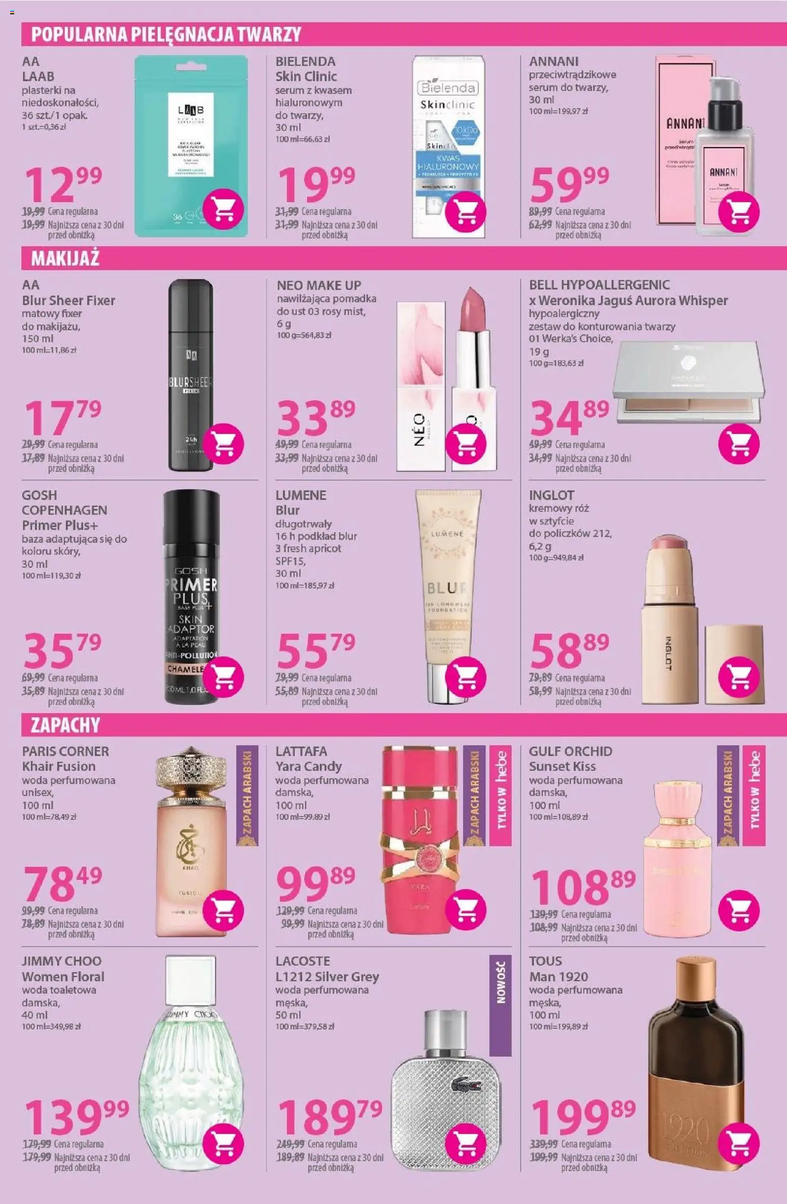 Hebe Gazetka od 16.01.2026 | Strona: 3 | Produkty: Pomadka, Zapach, Makijaż, Fixer