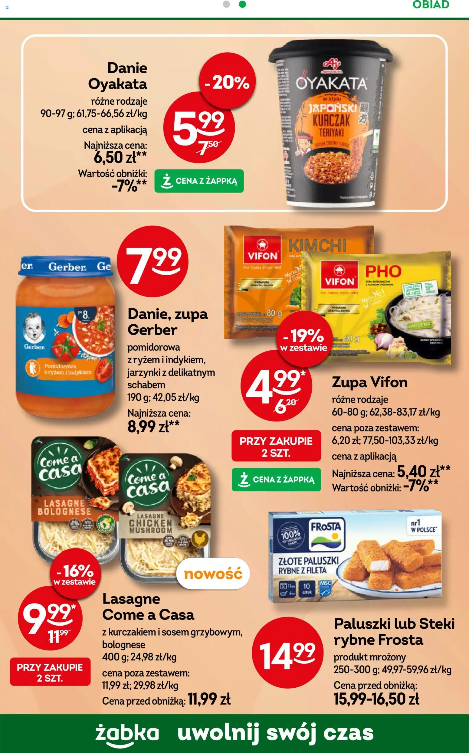 Żabka Black Friday od 19.11.2025 | Strona: 63 | Produkty: Kurczak, Steki, Lasagne, Por