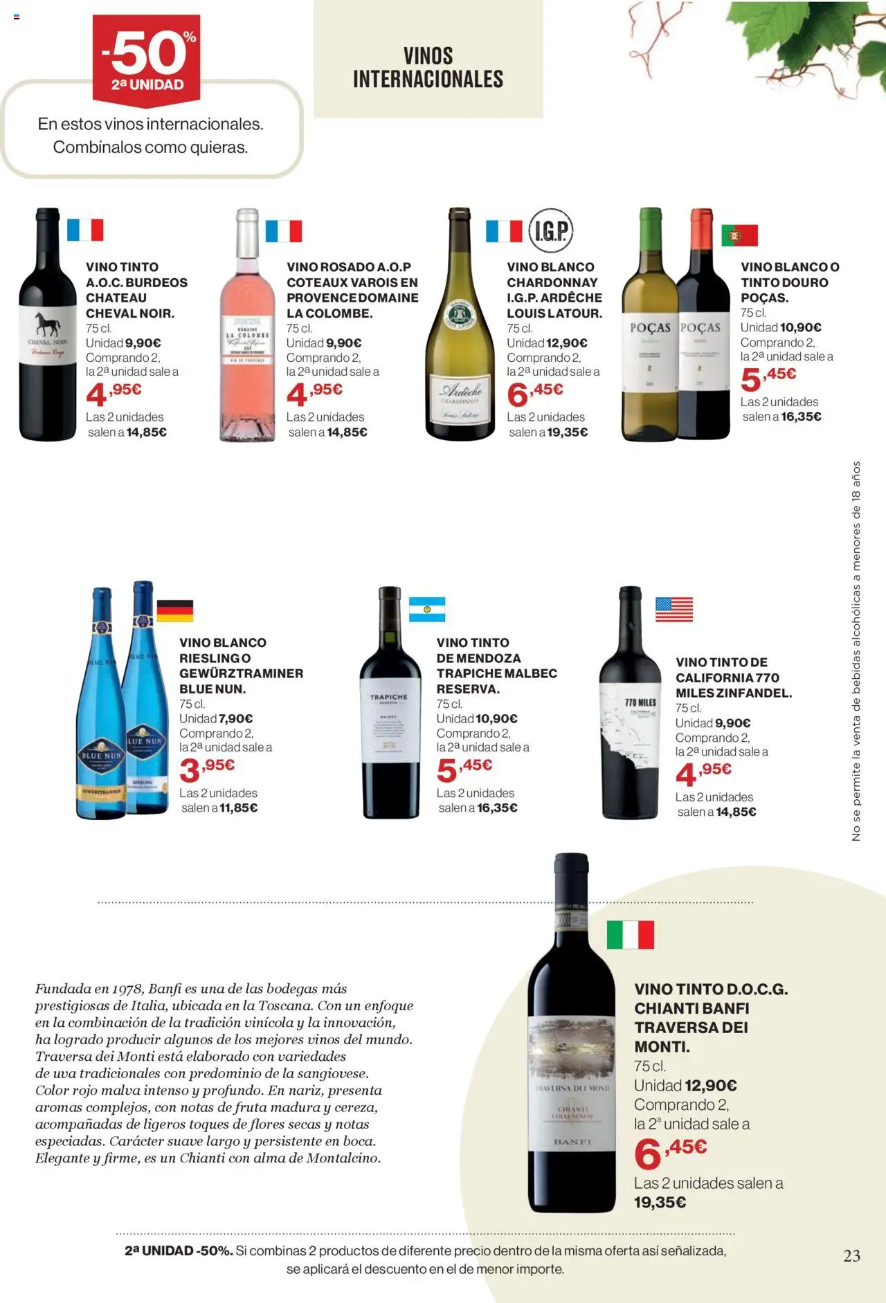 Supercor Península y Baleares │ válido desde el 11.09.2025 | Página: 23 | Productos: Vino rosado, Vino