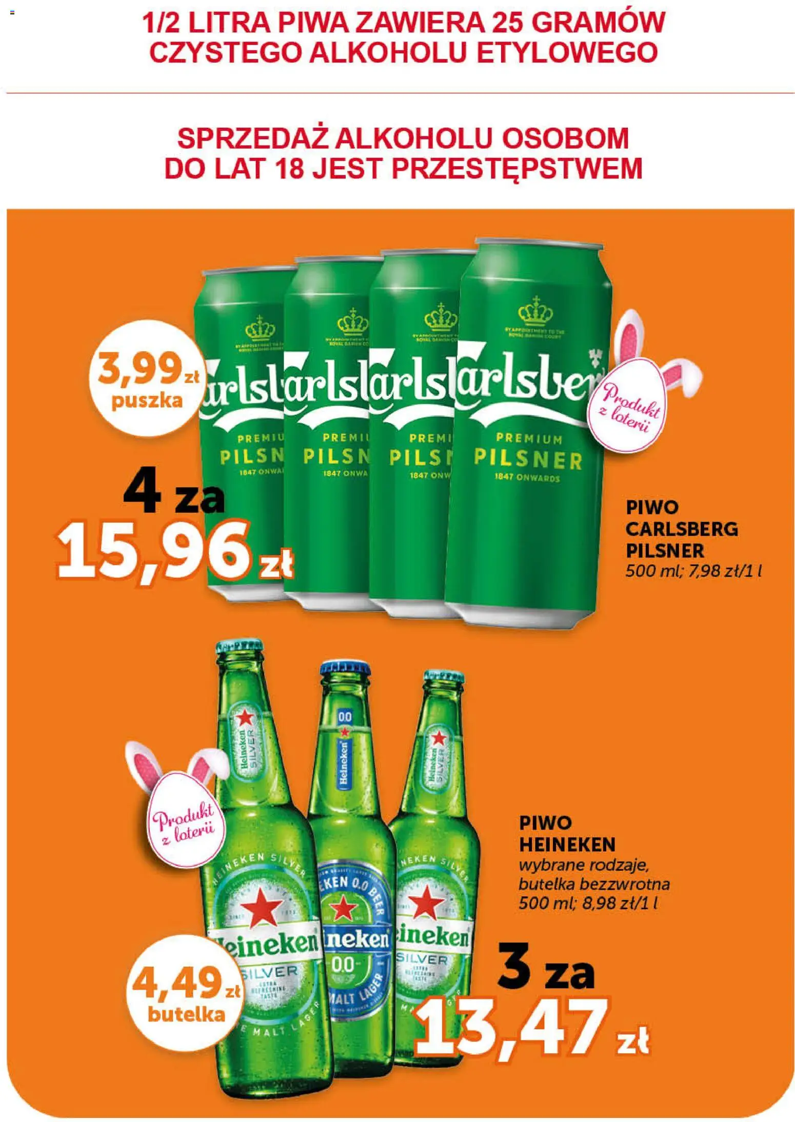 Groszek gazetka - Minimarket od 26.03.2026 | Strona: 10 | Produkty: Piwo, Heineken