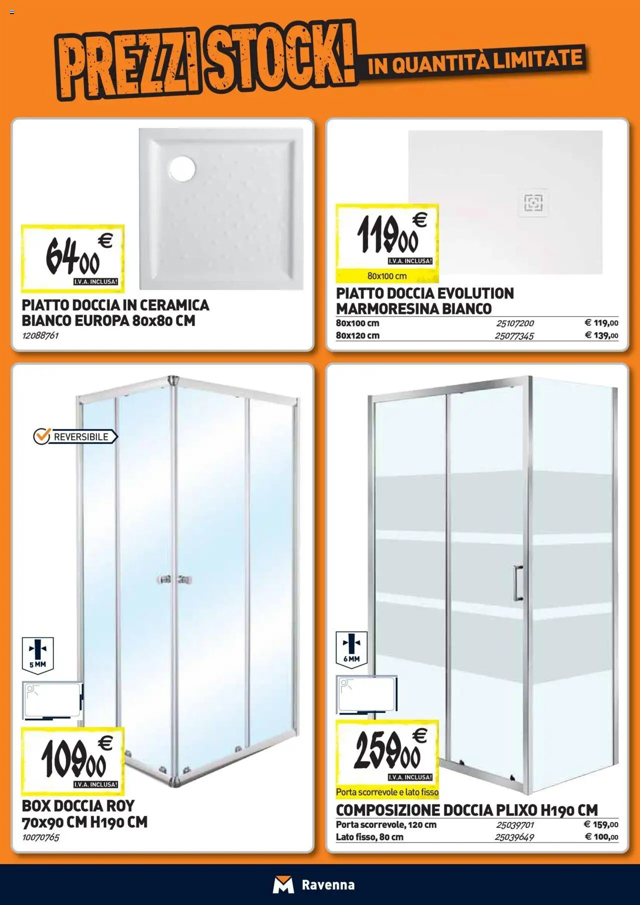 Volantino TECNOMAT del 24.09.2025 | Pagina: 2 | Prodotti: Box doccia, Piatto, Doccia