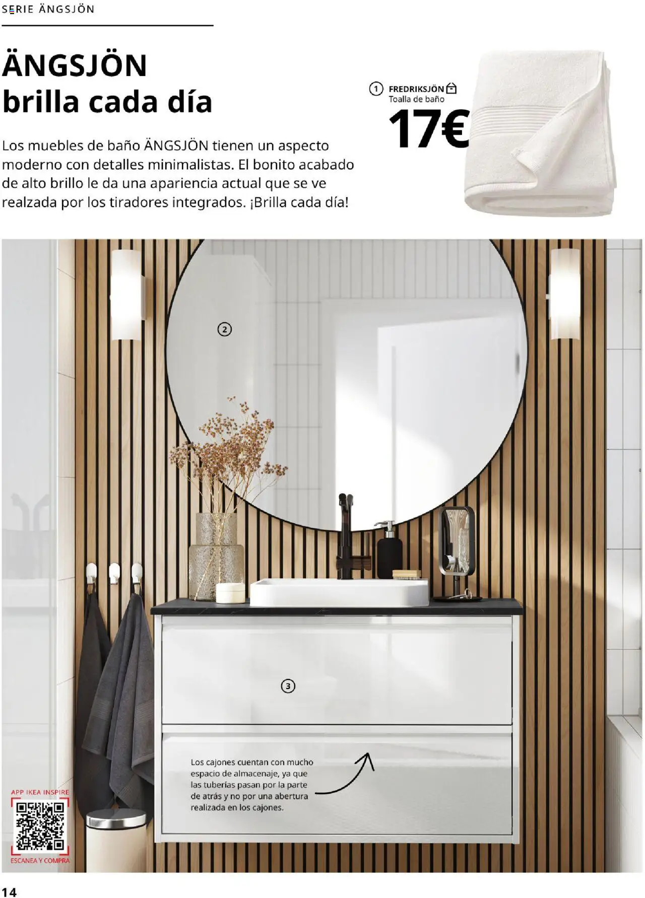 Catálogo IKEA Baños │ válido desde el 04.02.2025 | Página: 14 | Productos: Toalla de baño, Muebles, Baño
