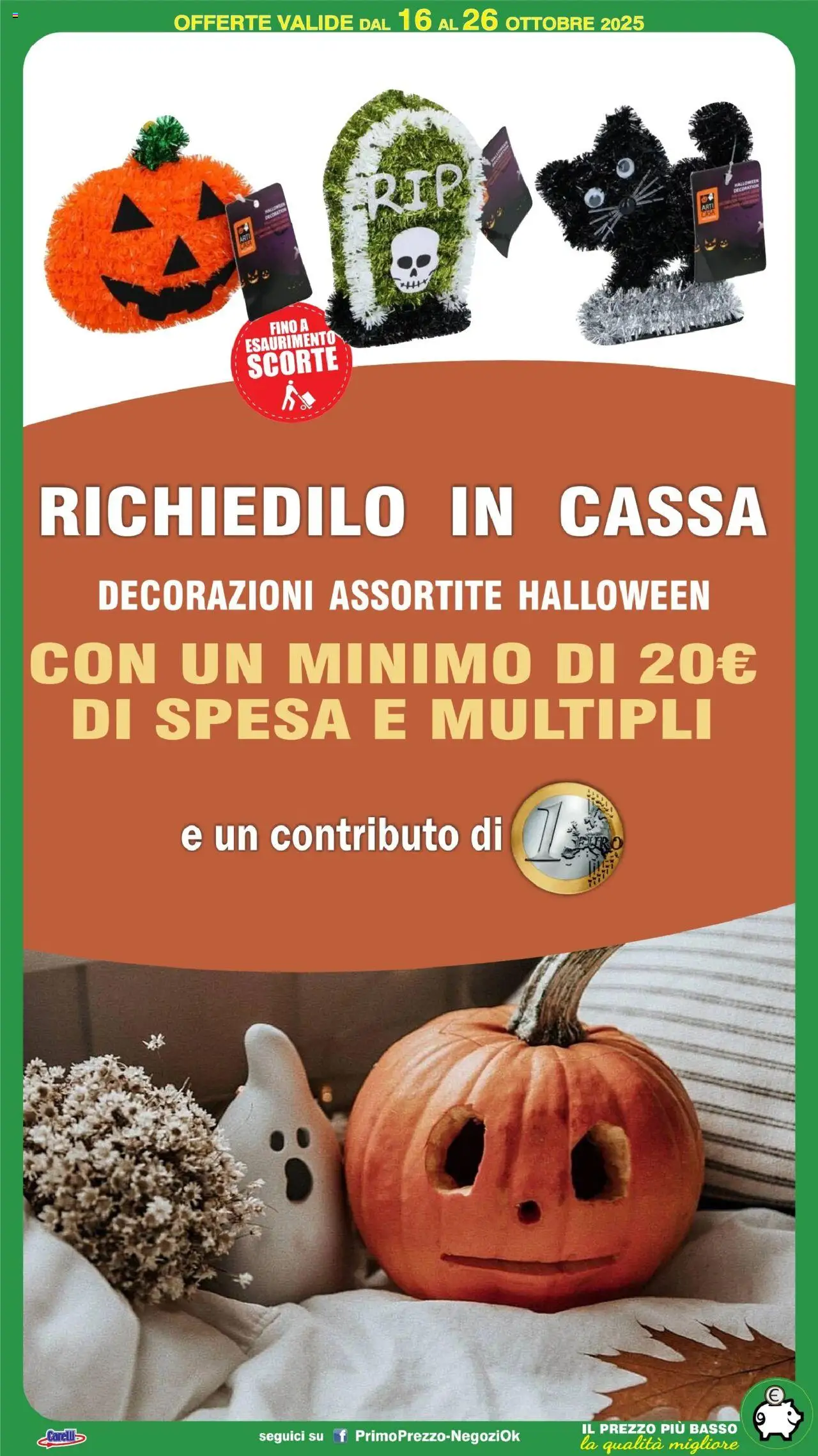 Volantino Primo Prezzo del 16.10.2025 | Pagina: 47 | Prodotti: Decorazioni