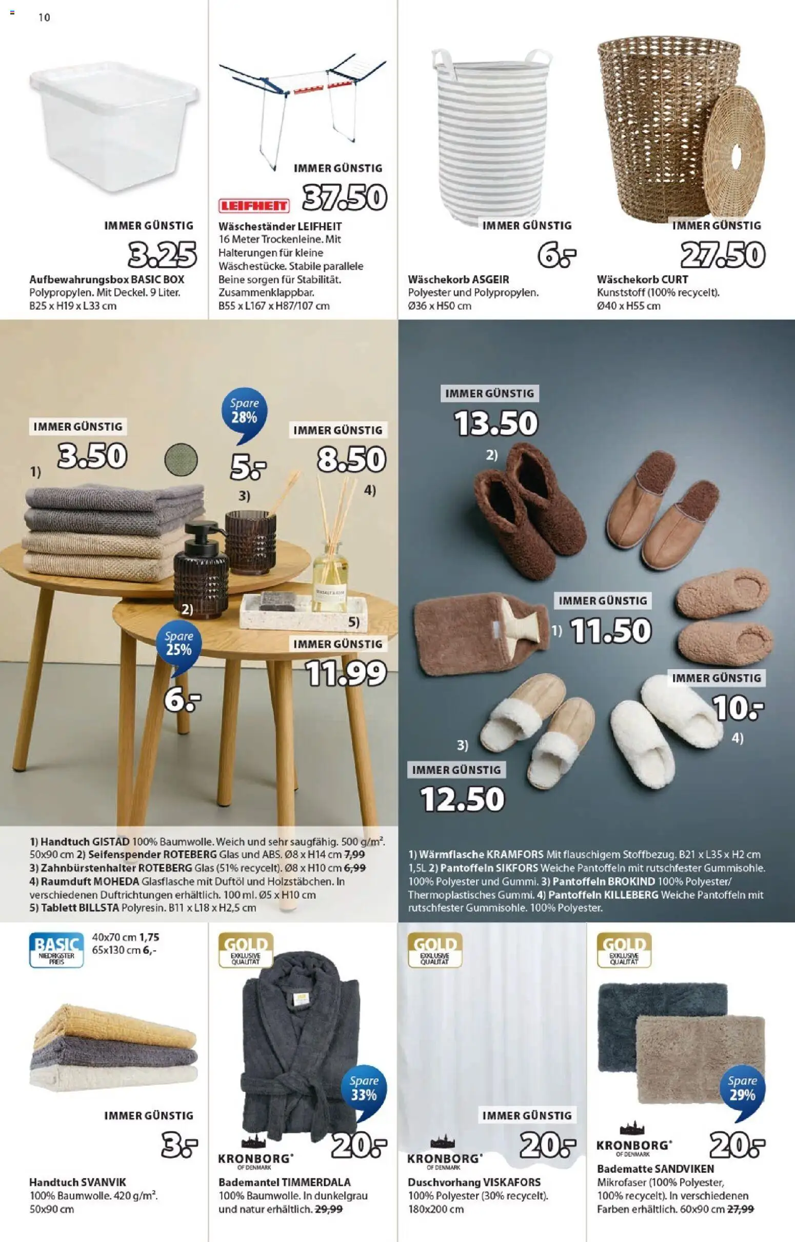 JYSK Prospekt aktuell gültig ab 04.03.2026 | Seite: 10 | Produkte: Bademantel, Box