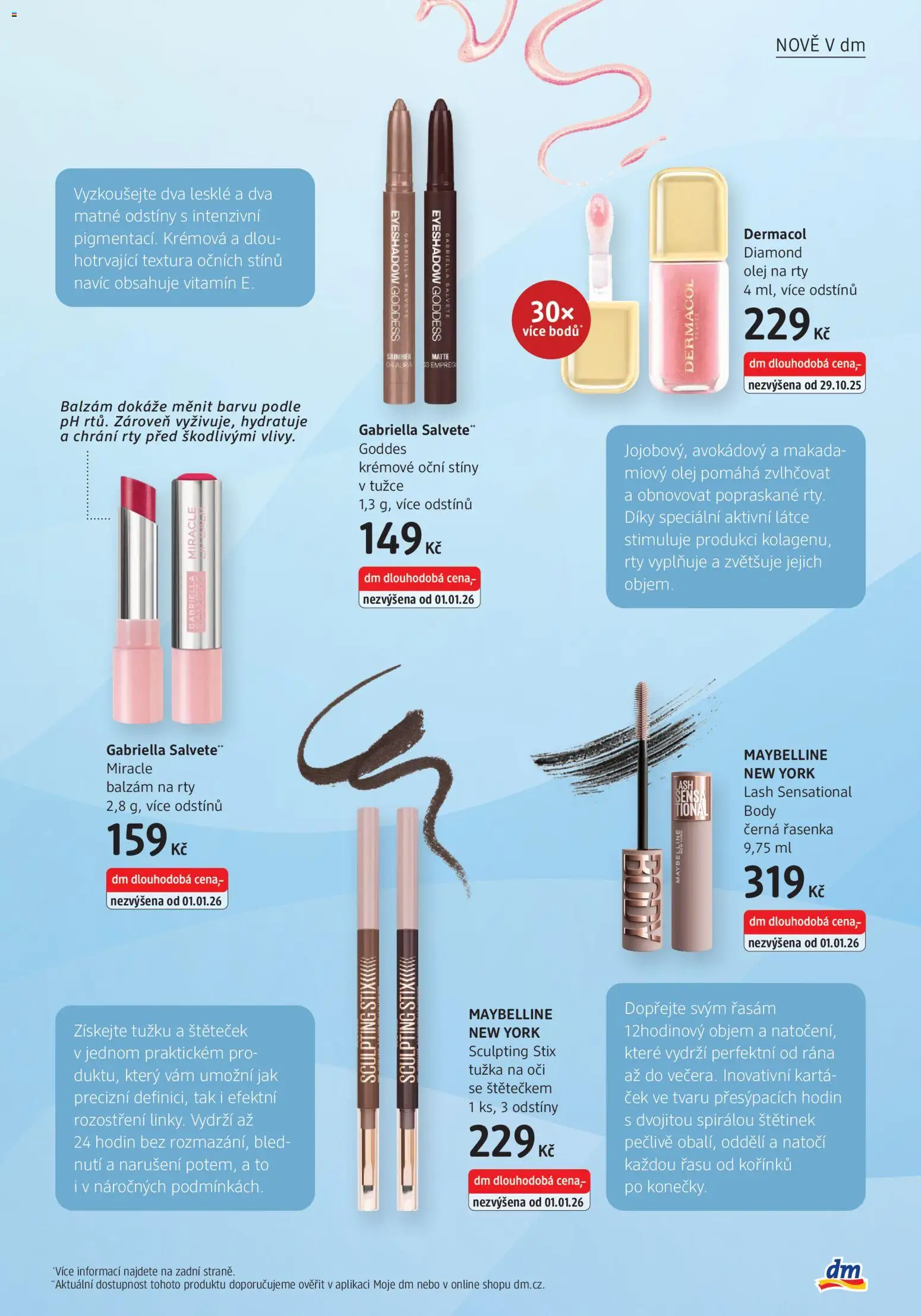 dm drogerie leták od 09.01.2026 | Strana: 15 | Produkty: Olej, Balzám na rty, Body, Tužka na oči