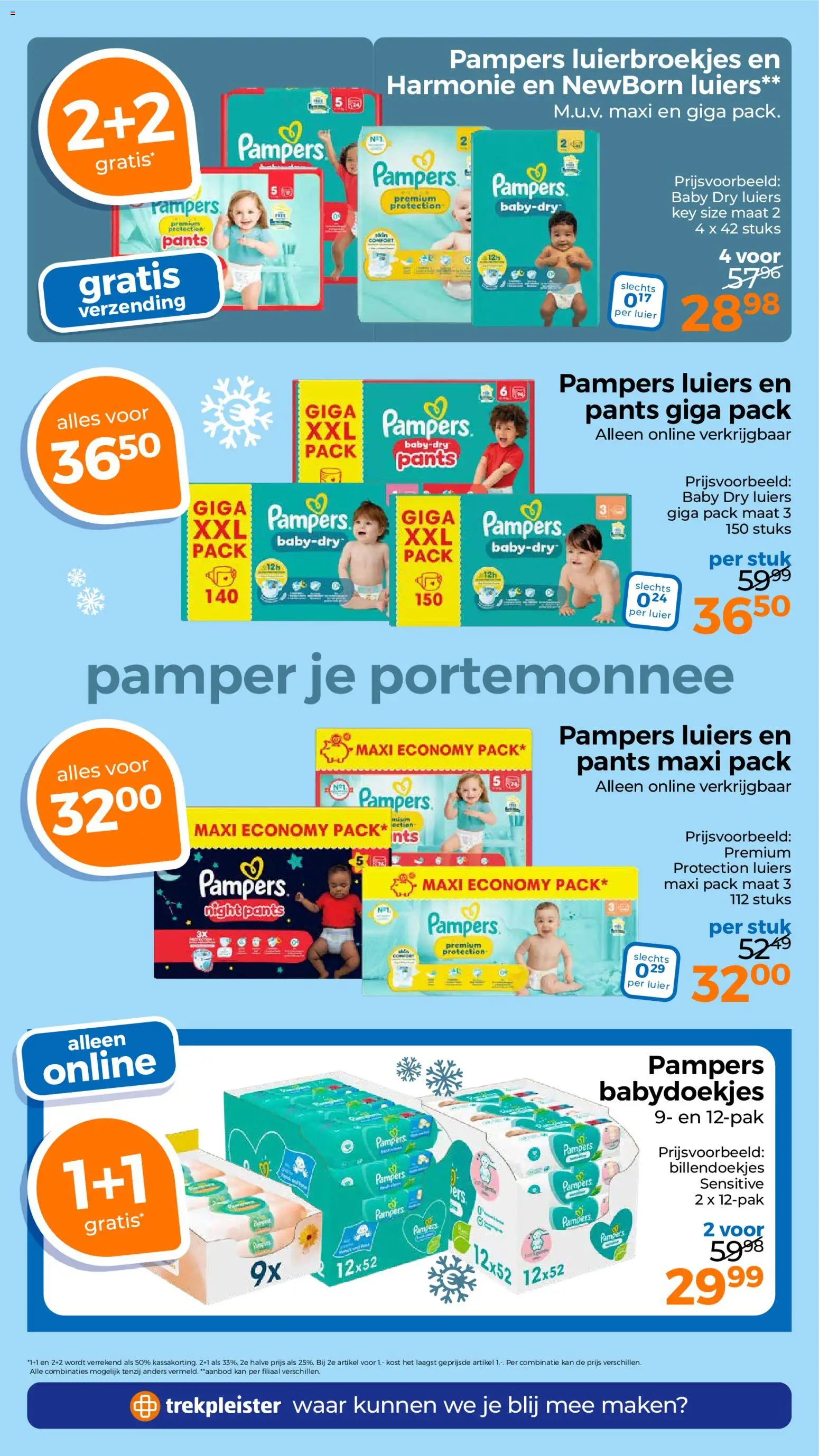 {H1} | Pagina: 35 | Producten: Portemonnee, Kan, Pampers, Babydoekjes