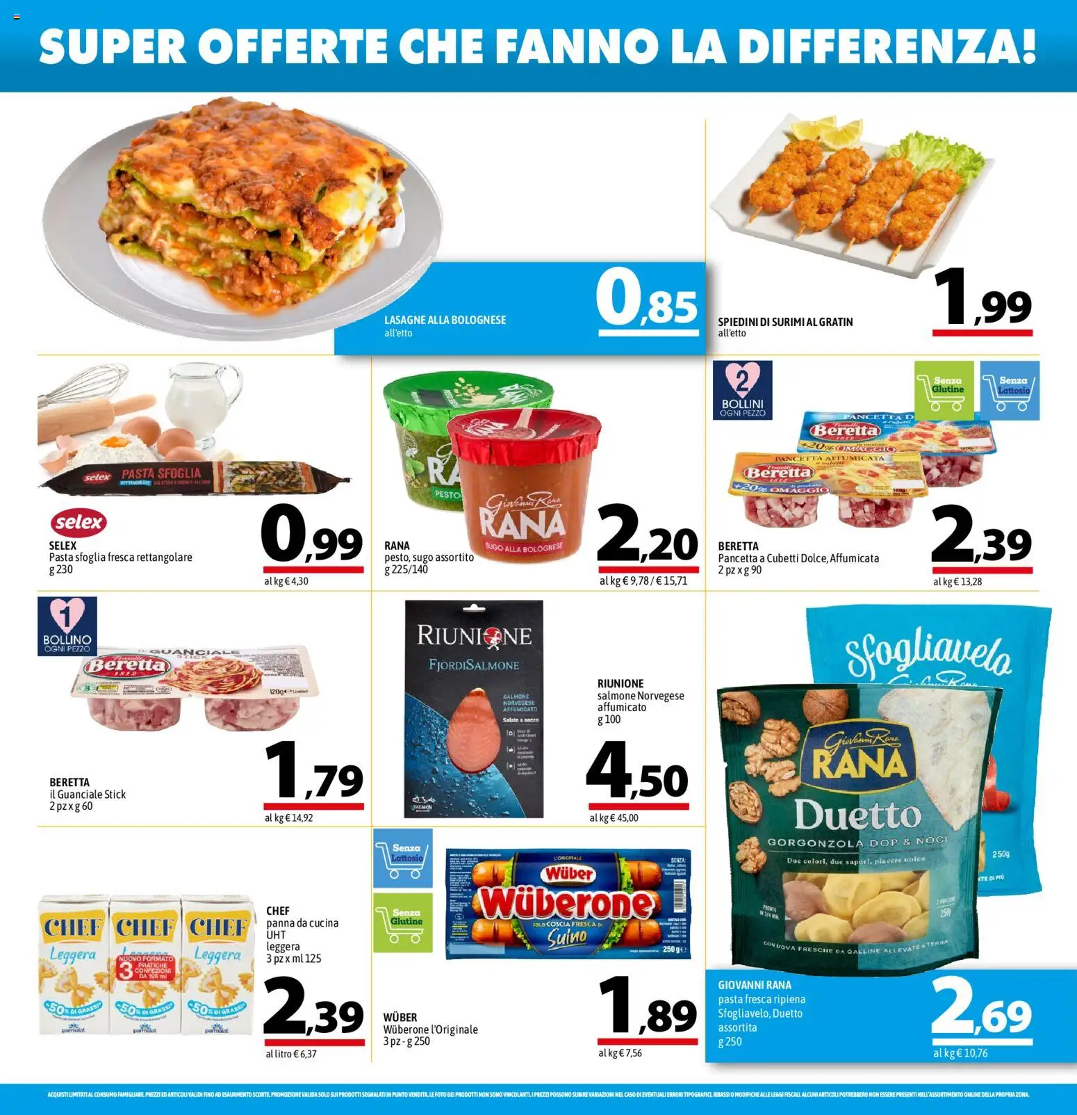 Volantino A&O del 12.03.2026 | Pagina: 6 | Prodotti: Pasta sfoglia, Suino, Pesto, Guanciale