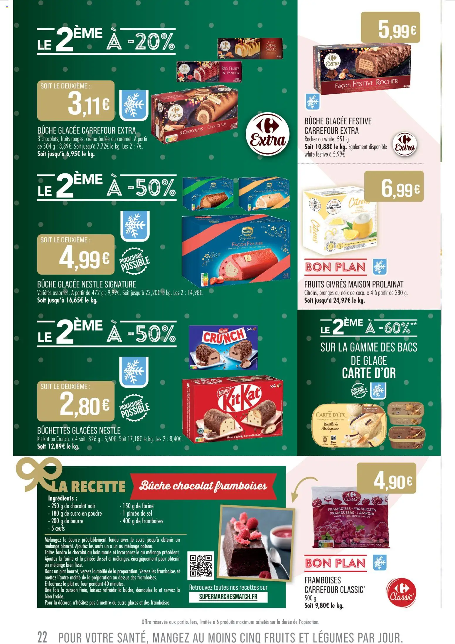 {H1} | Page: 22 | Produits: Glaces, Citron, Œufs, Noix