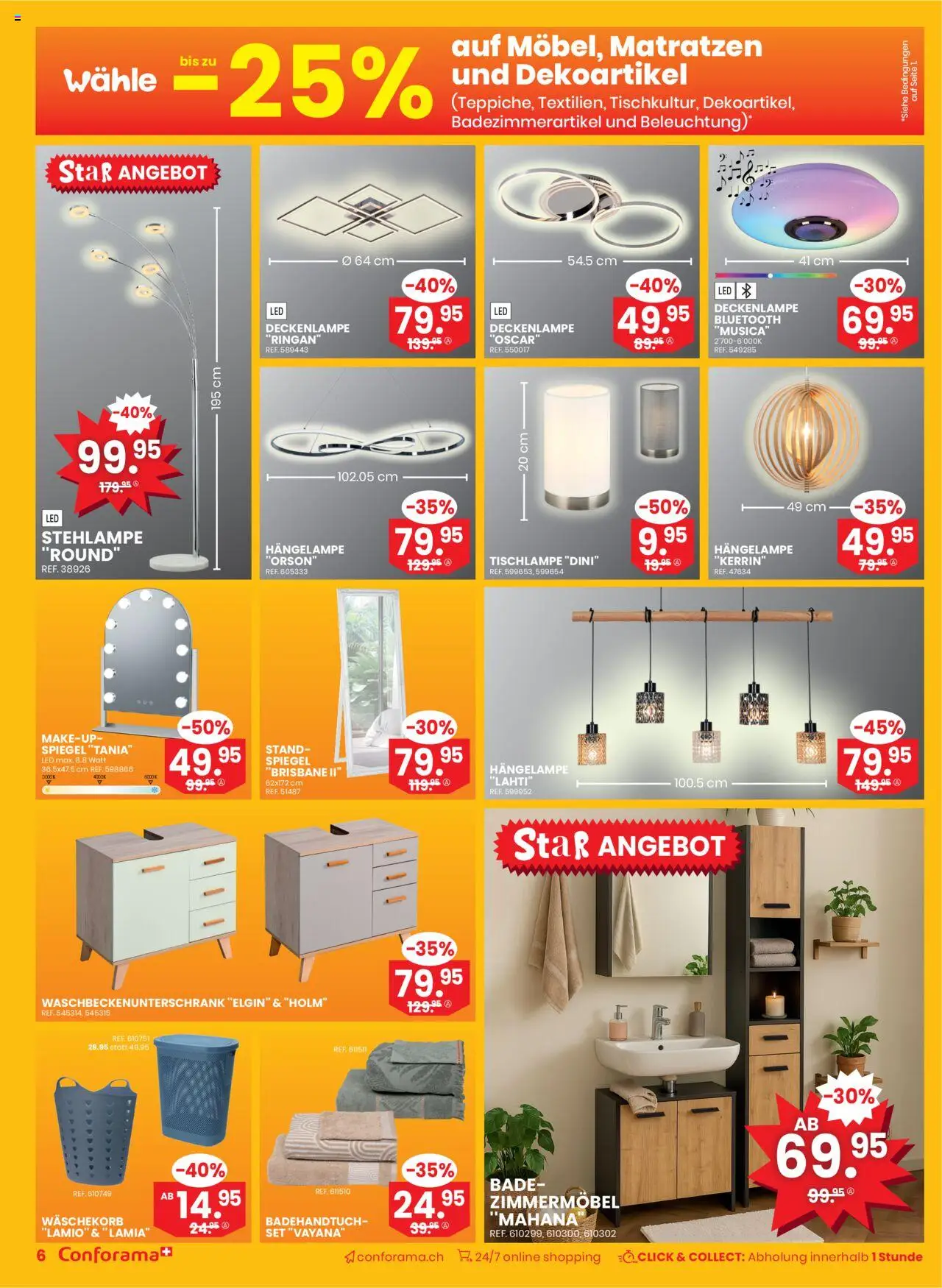 Conforama Aktionen ab 28.05.2025 | Seite: 6 | Produkte: Spiegel