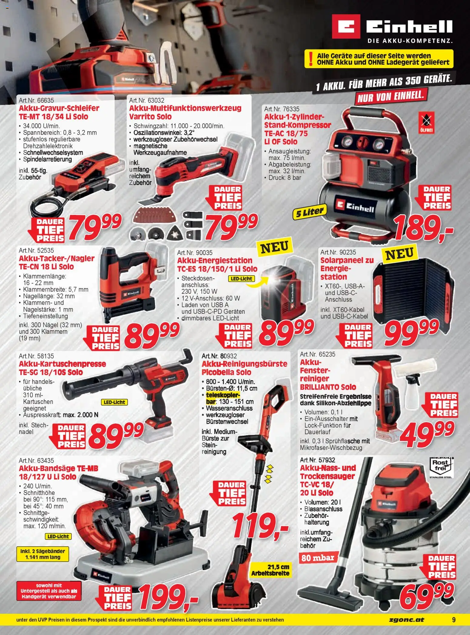 Zgonc Flugblatt April II 2026 gültig ab 14.04.2026 | Seite: 9 | Produkte: USB, Bürste