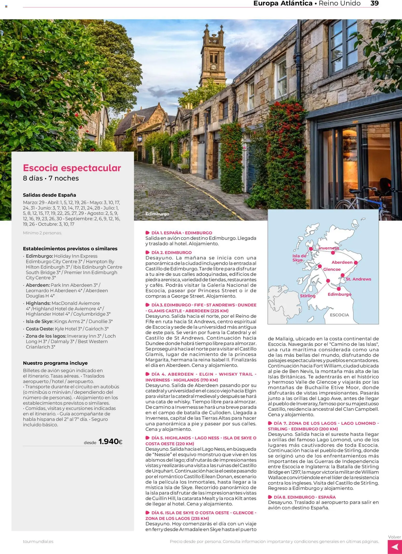 Viajes El Corte Inglés Europa │ válido desde el 01.01.2026 | Página: 39 | Productos: Té, Whisky