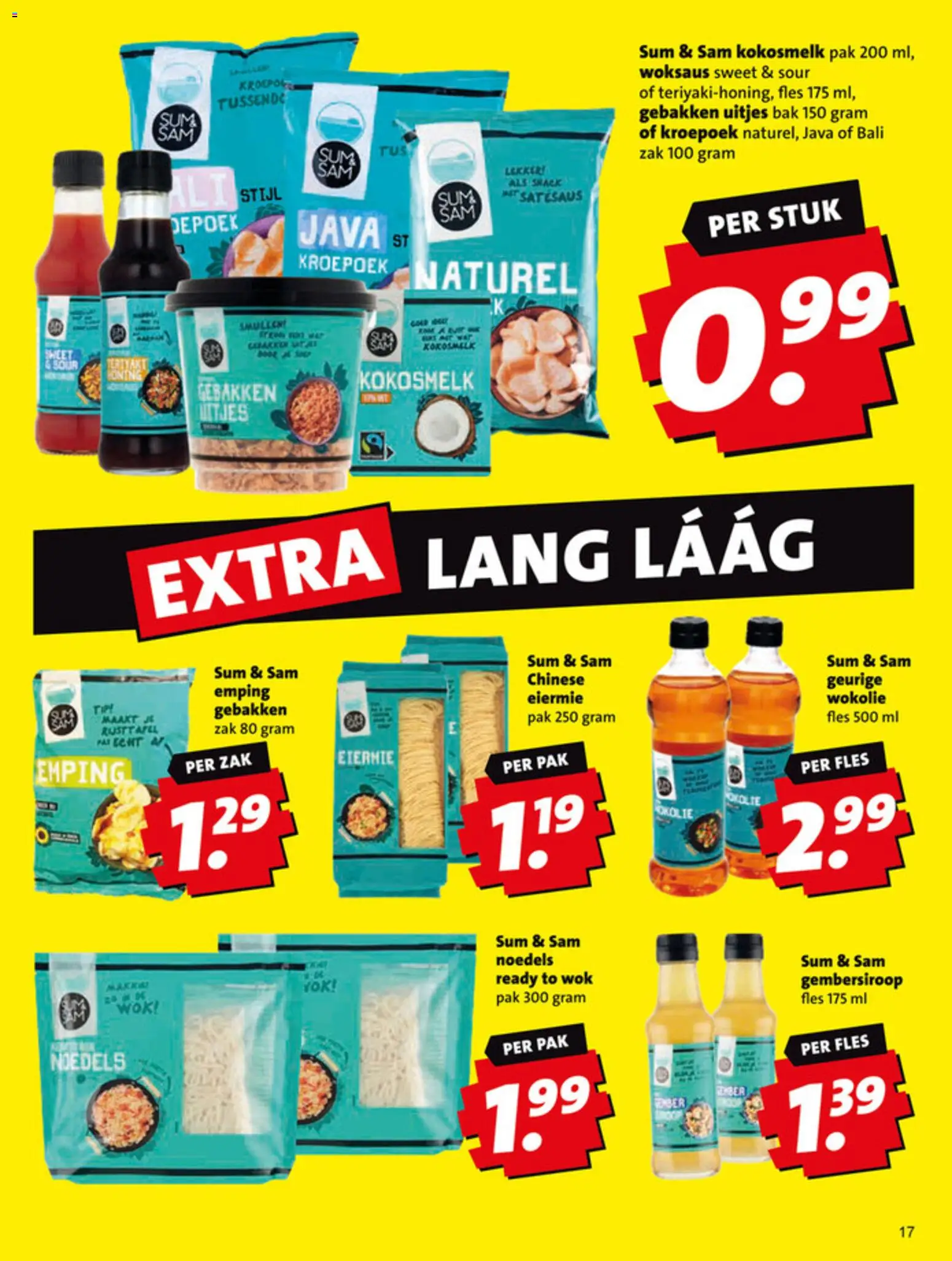 {H1} | Pagina: 17 | Producten: Noedels, Fles, Zak, Málnaecet