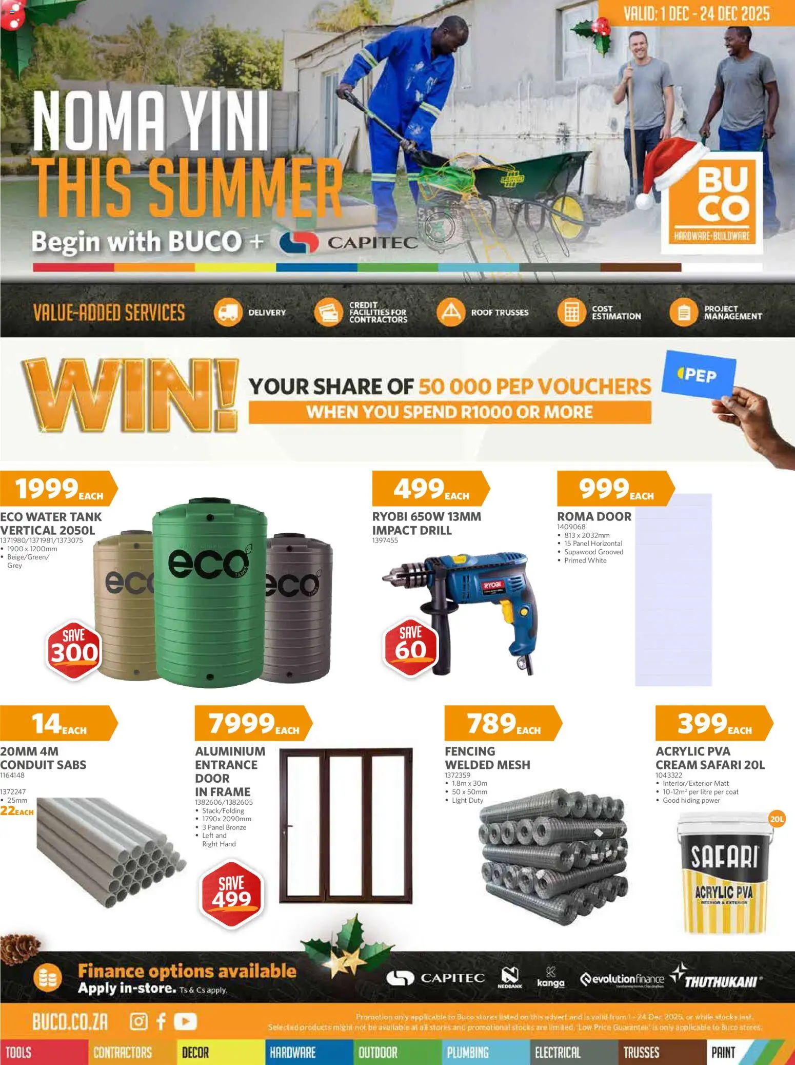 New BUCO catalogue – valid from 01.12.2025 | Page: 1 | Products: Frame, Light, Cream, Water