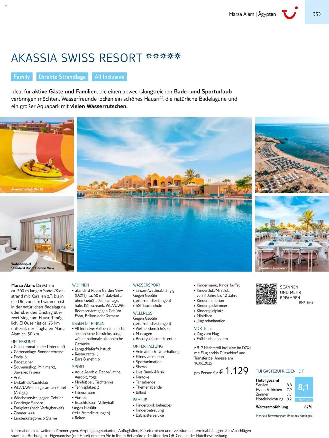 Aida - Südeuropa & Nordafrika 2025/26 – gültig ab 01.01.2025 | Seite: 353 | Produkte: Babybett, Volleyball