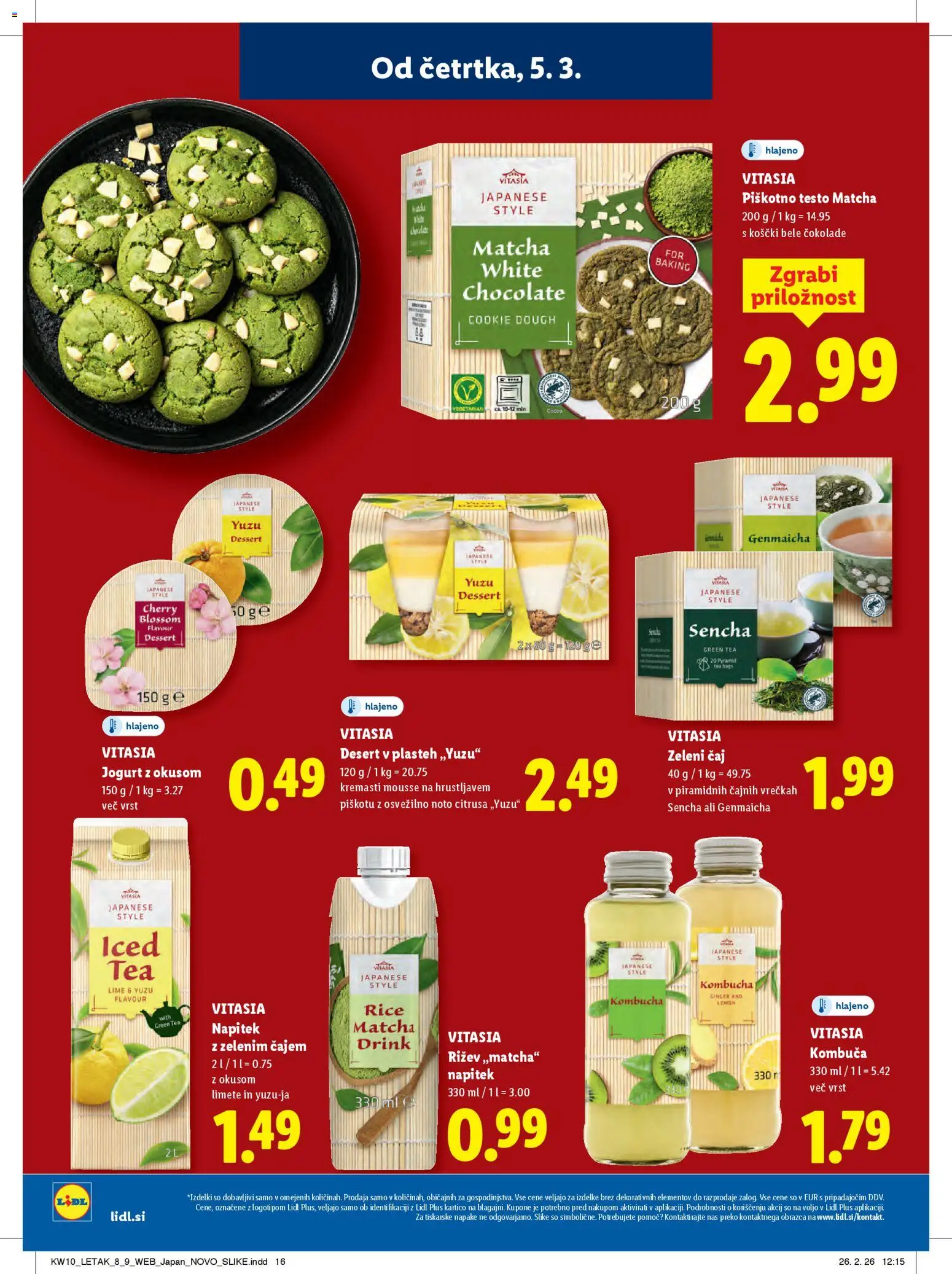 Novi Lidl katalog ponudbe – veljaven od 05.03.2026 | Stran: 22 | Izdelki: Jogurt, Caj