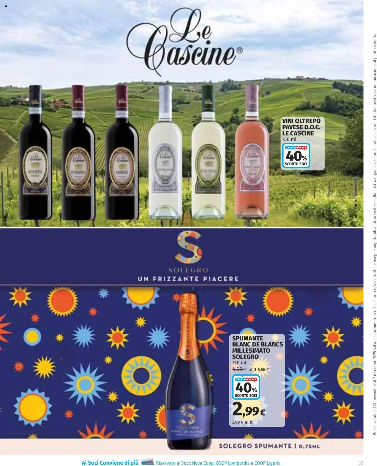 Volantino COOP del 27.11.2025 | Pagina: 33 | Prodotti: Spumante