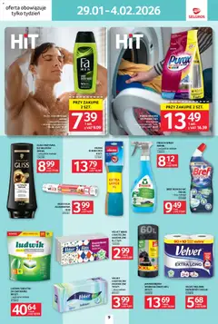 Pogląd oferty "Selgros cash&carry Gazetka - Jeszcze więcej super promocji" - ważna od 29.01.2026 | Strona: 9 | Produkty: Prysznic, Odżywka, Żel pod prysznic, Vileda