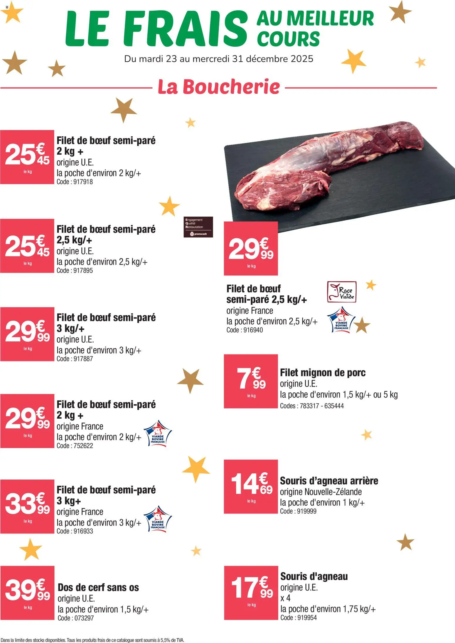 {H1} | Page: 1 | Produits: Souris, Souris d'agneau, Viande, Viande bovine