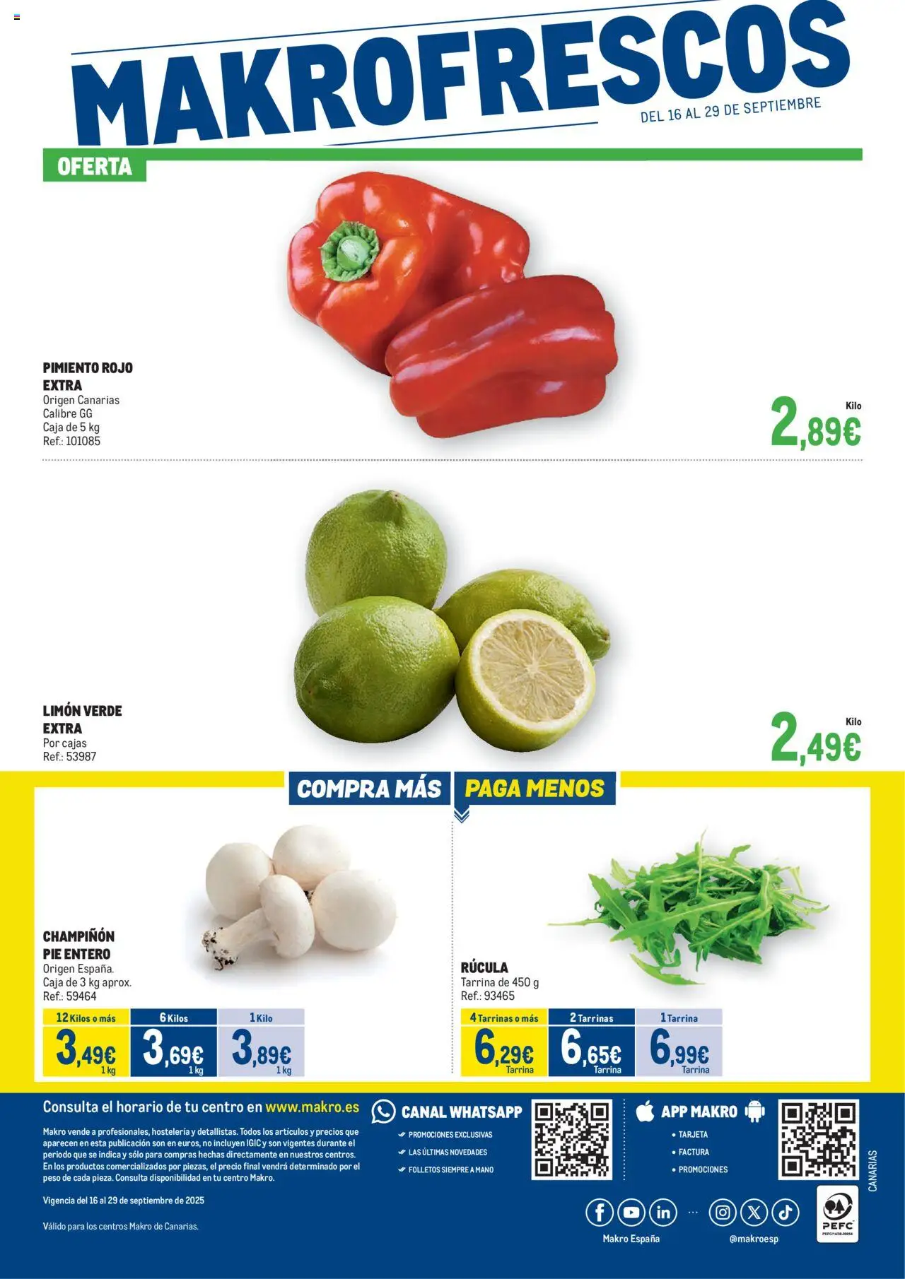 Makro - Fresco │ válido desde el 16.09.2025 | Página: 2 | Productos: Κάδος απορρυμάτων, Peso, Caja